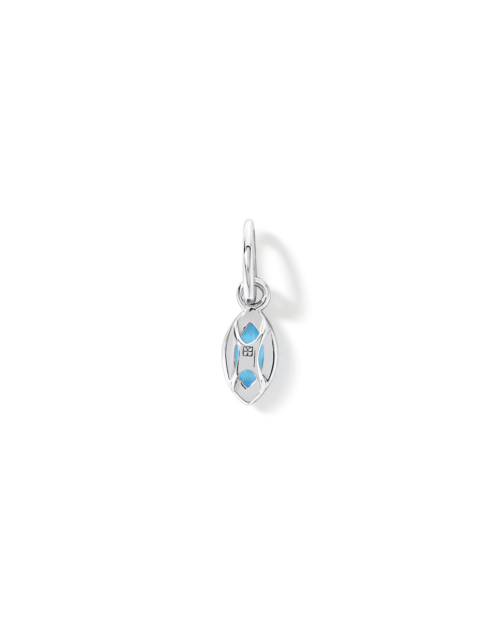 Pendentif en topaze suisse bleu taille marquis en argent sterling