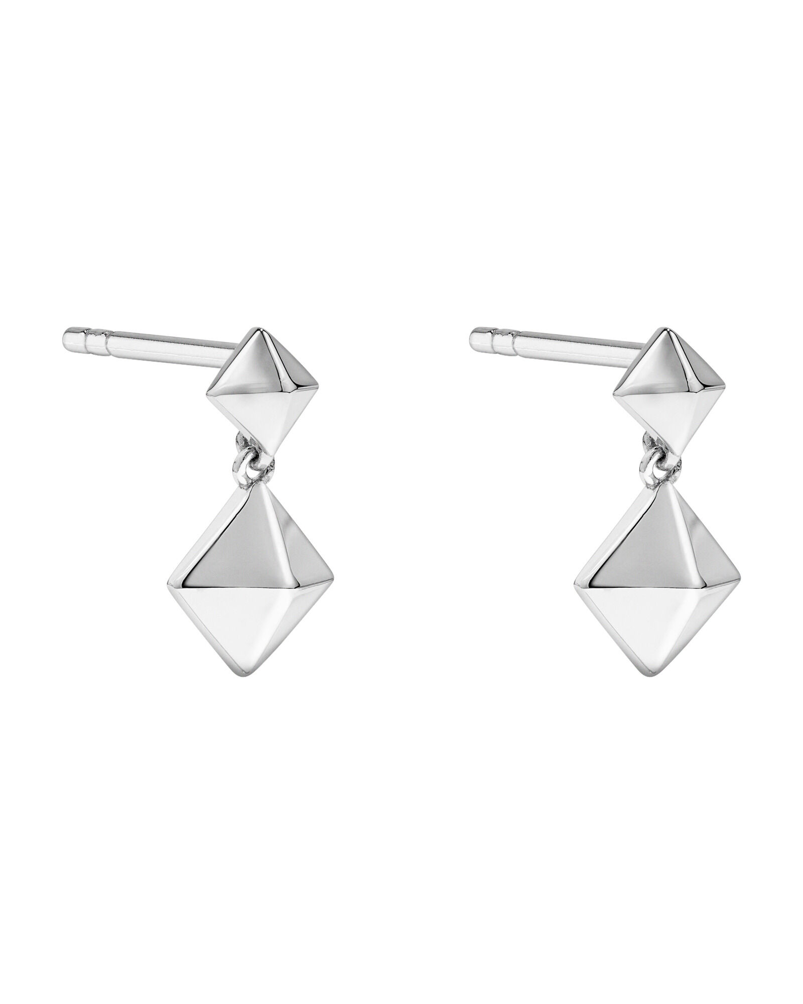 Signature Connect Drop Earrings in Sterling Silver