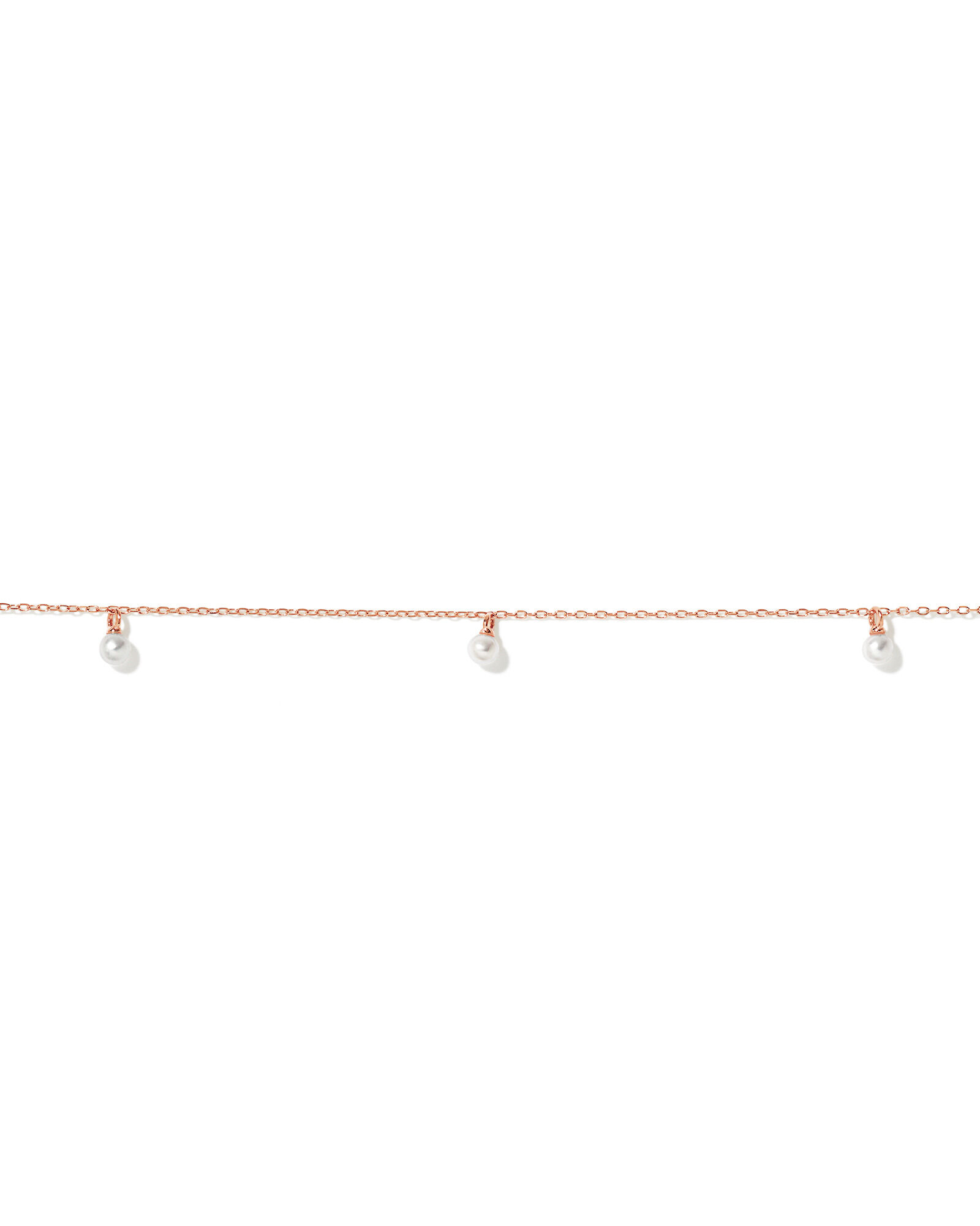Bracelet en perles d&rsquo;eau douce micro-cultiv&eacute;es en 10 kt en or rose