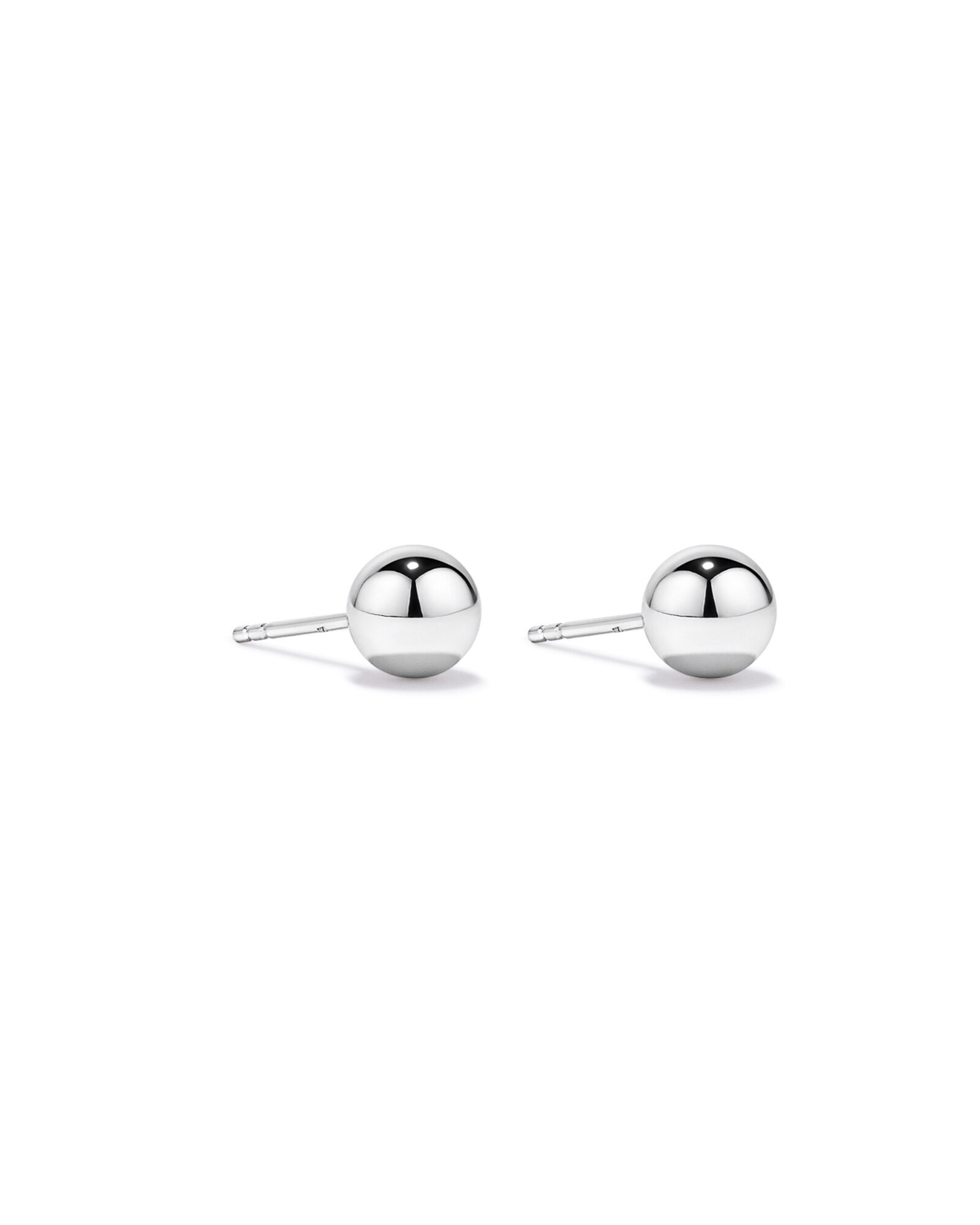 Boucles d&rsquo;oreilles en boule de 7 mm en argent sterling