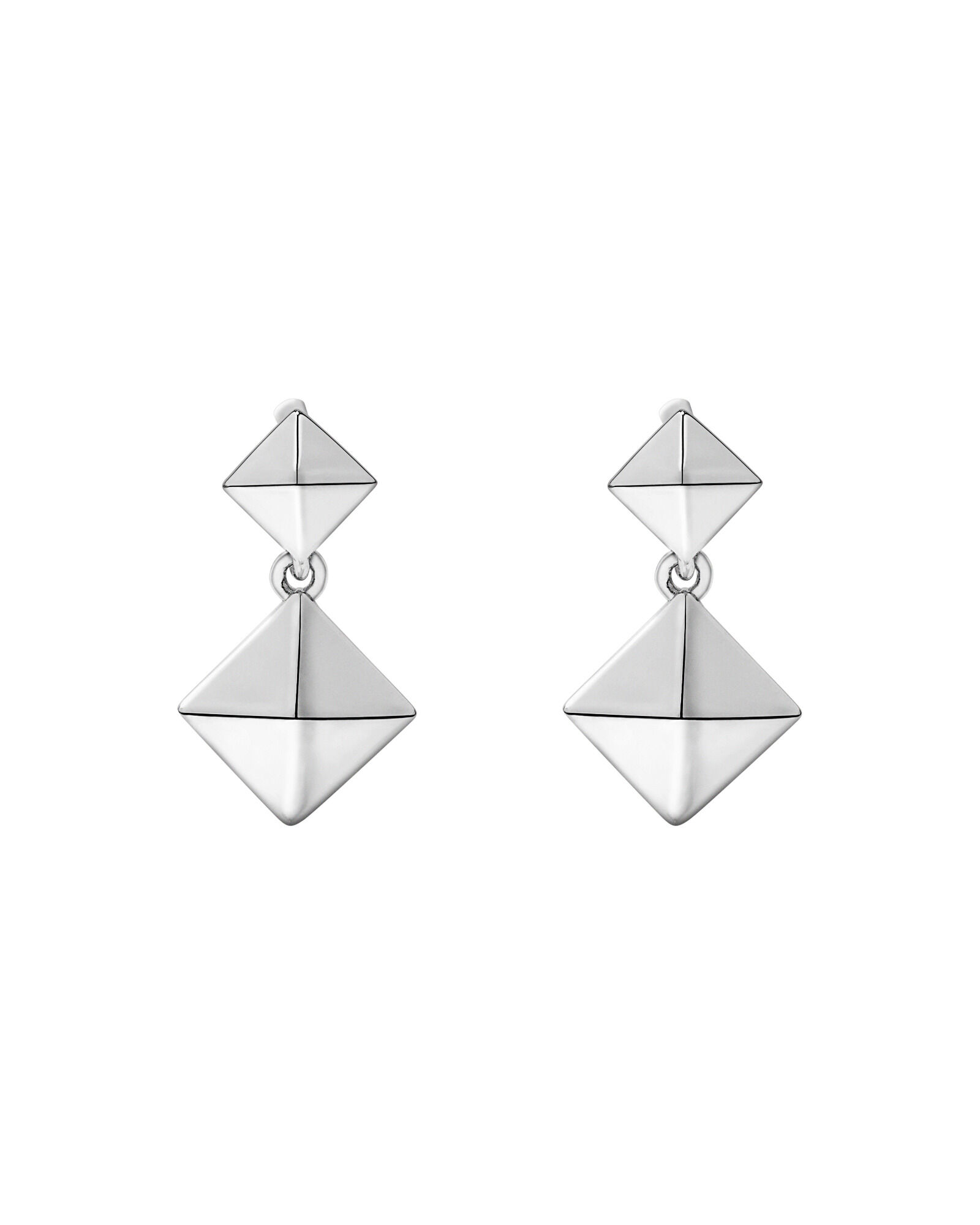 Signature Connect Drop Earrings in Sterling Silver