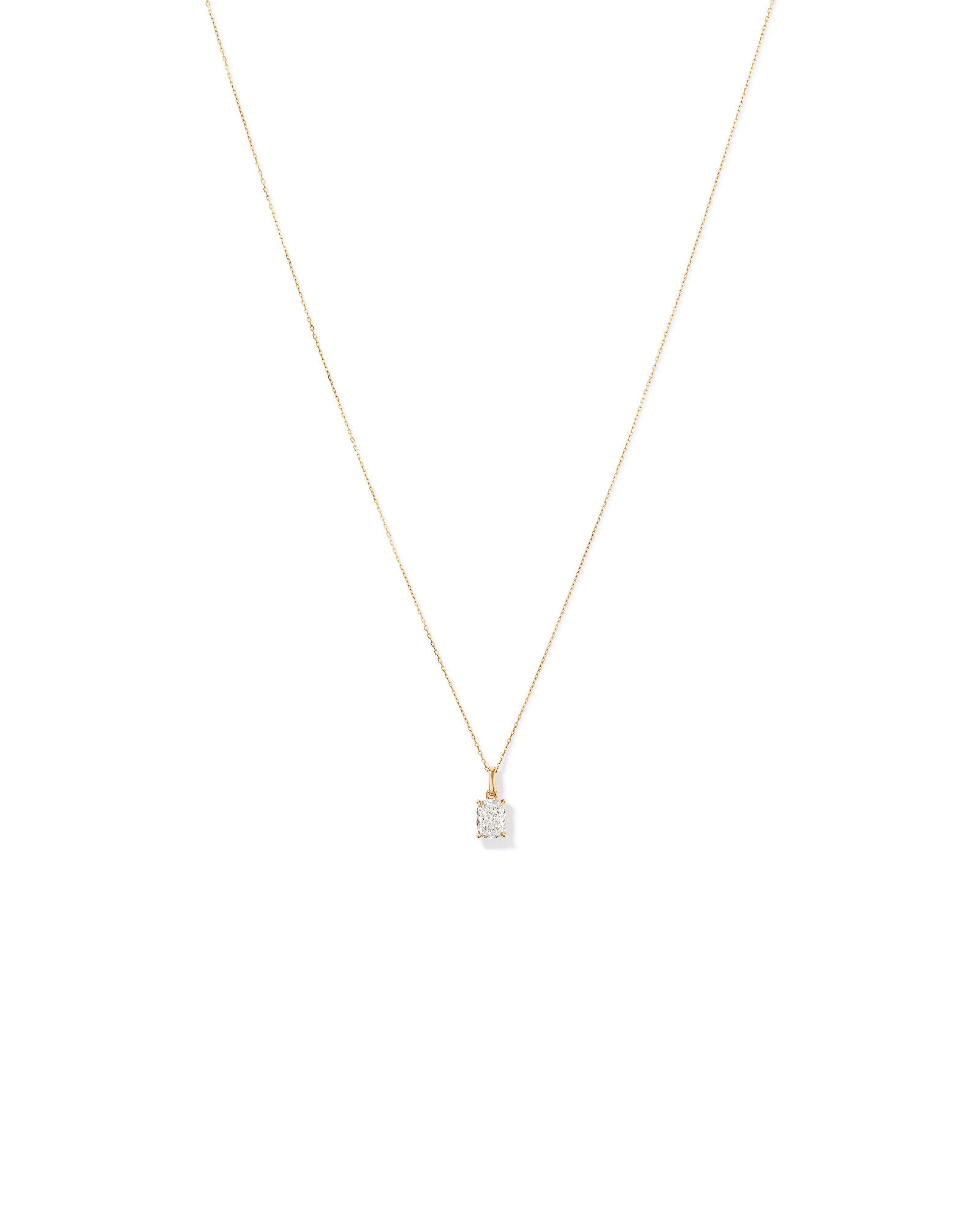 Pendentif en diamant TW cultiv&eacute; en laboratoire de 1,00 carat en or jaune 10 carats