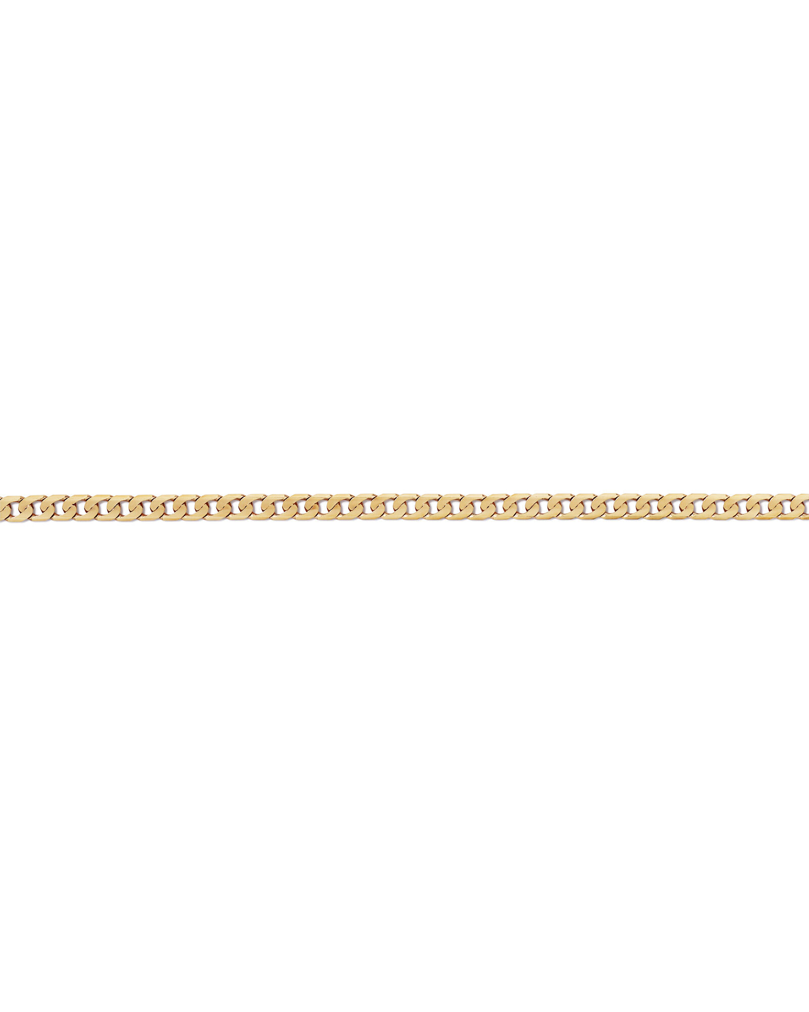 65cm (22") 6mm-6.5mm Width Curb Chain in 10kt Yellow Gold