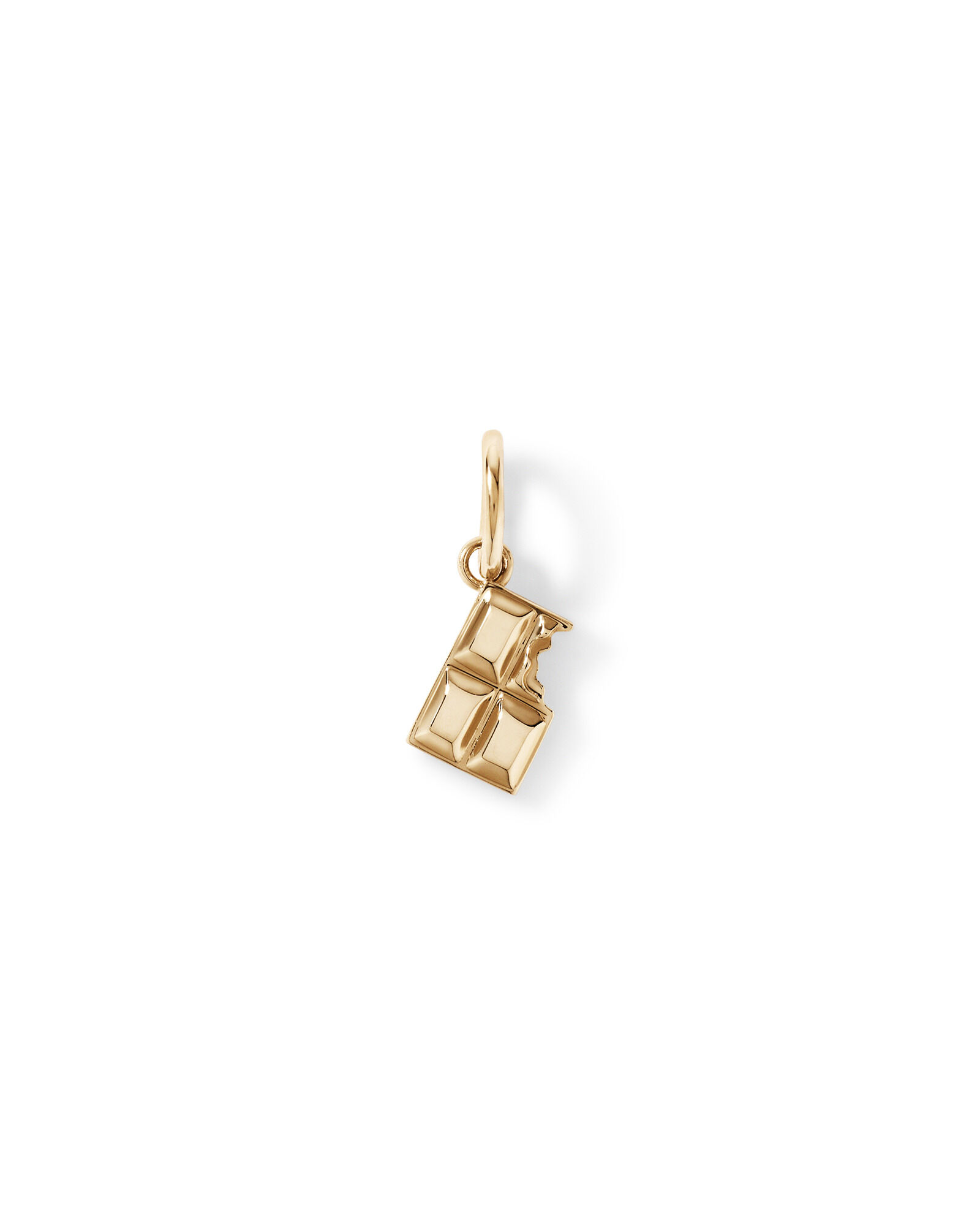 Chocolate Bite Pendant in 10kt Yellow Gold