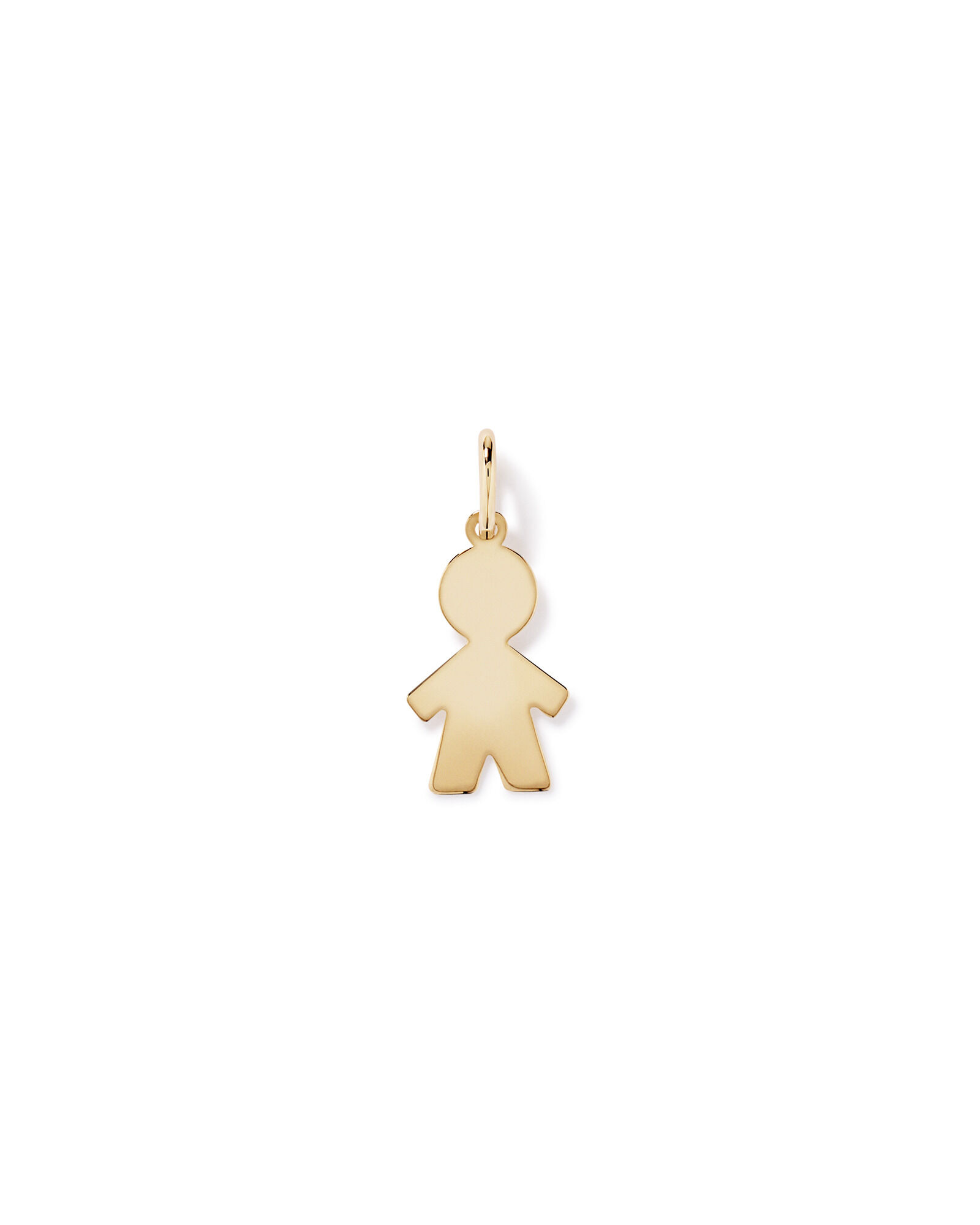 Boy Pendant in 10kt Yellow Gold