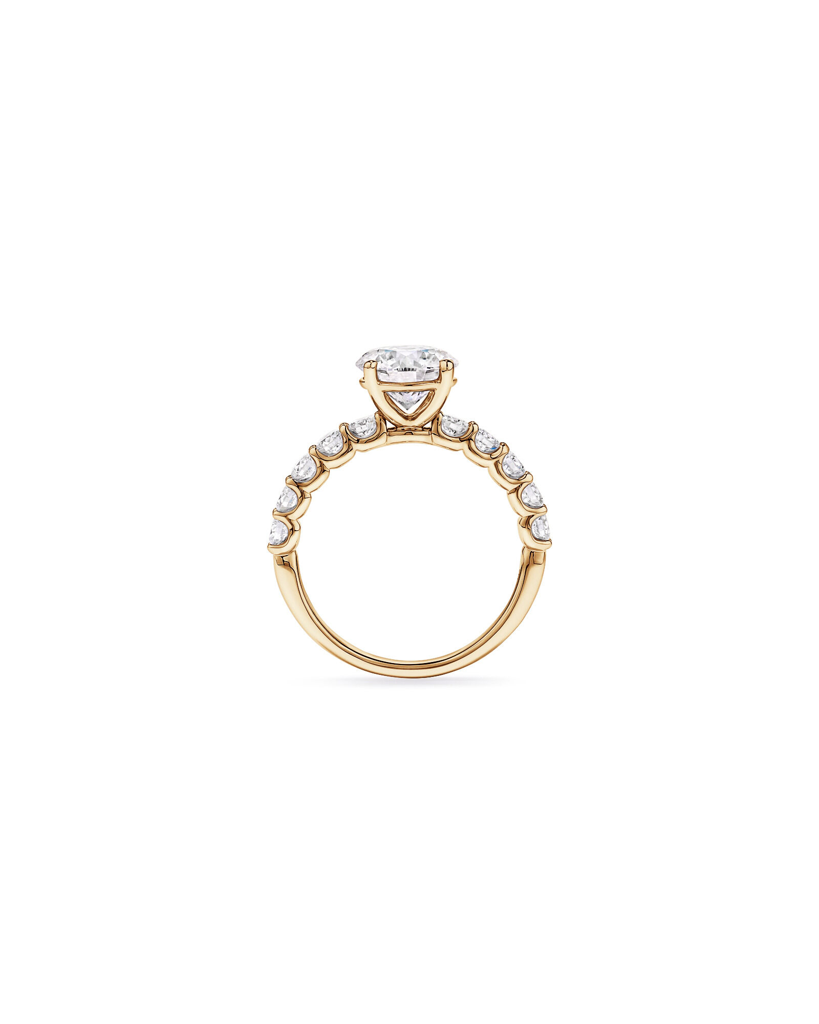 2.75TW Round Brilliant Laboratory-Grown Diamond Engagement Ring in 14kt Rose Gold