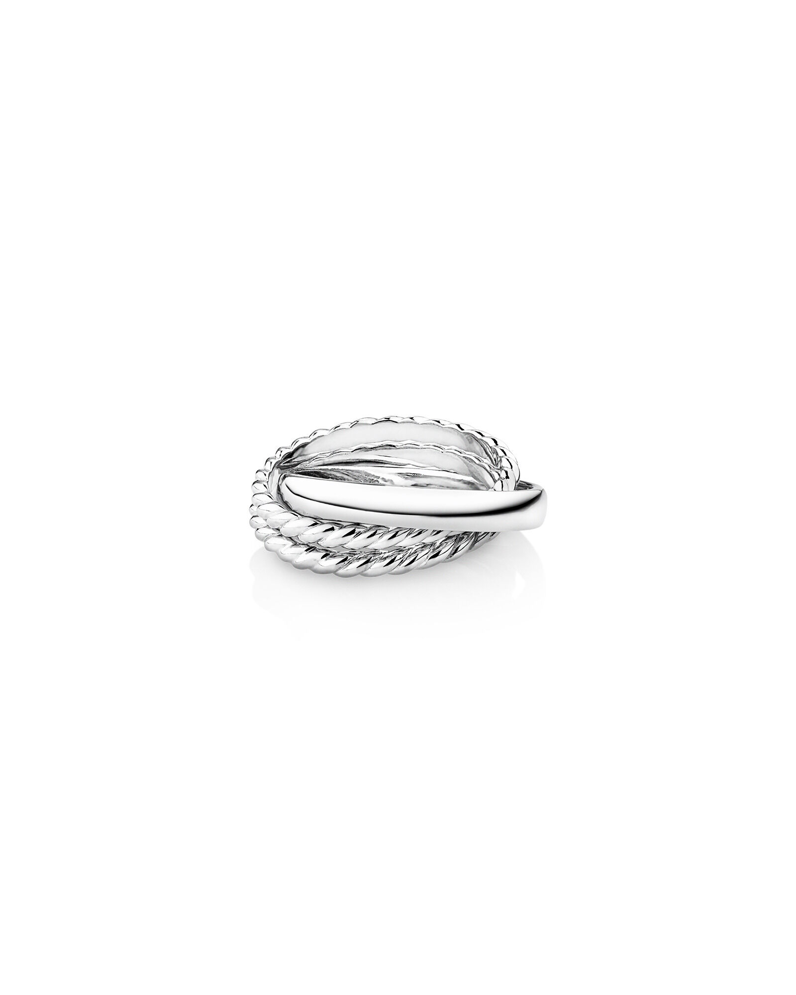 Triple Band Ring in Sterling Silver
