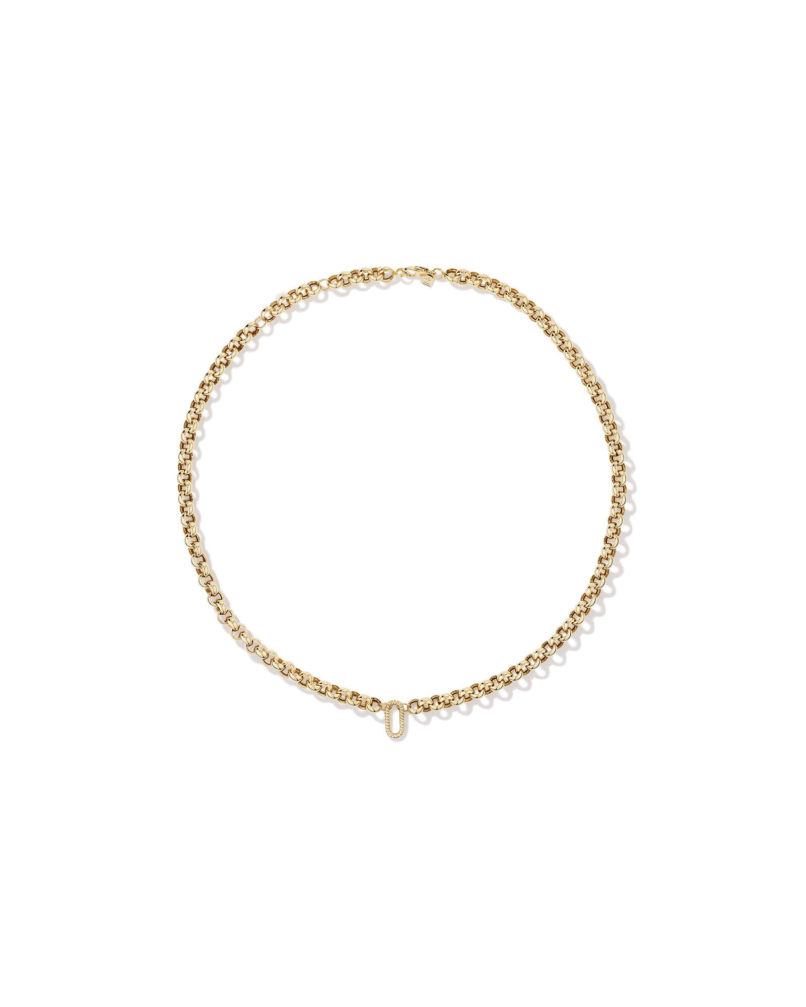 60cm (24") Large Belcher Open Pendant Chain in 10kt Yellow Gold
