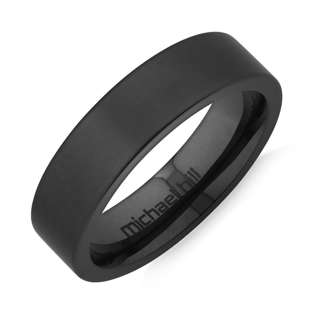 Ring in Black Titanium