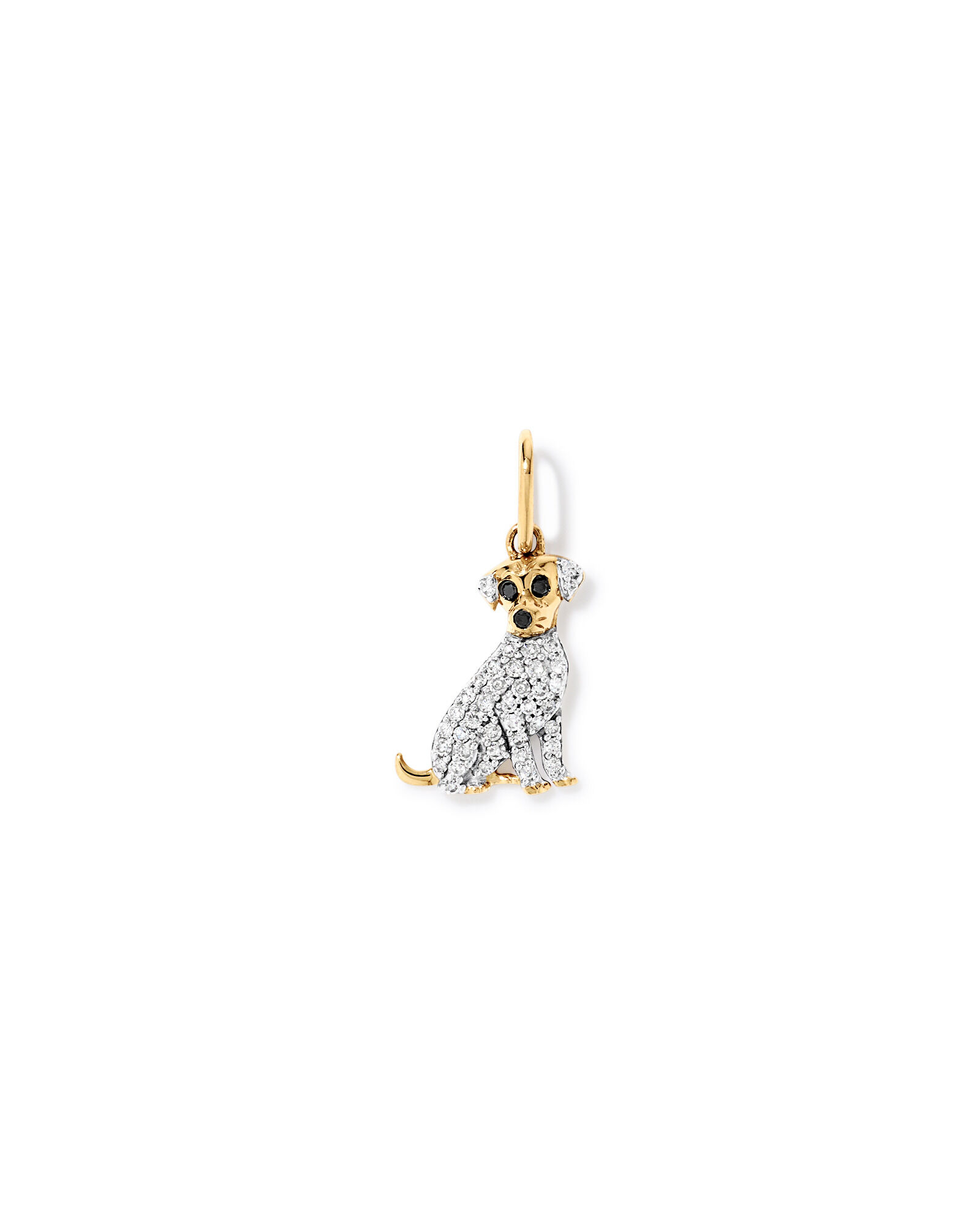 0.16TW Diamond Dog Pendant in 10kt Gold
