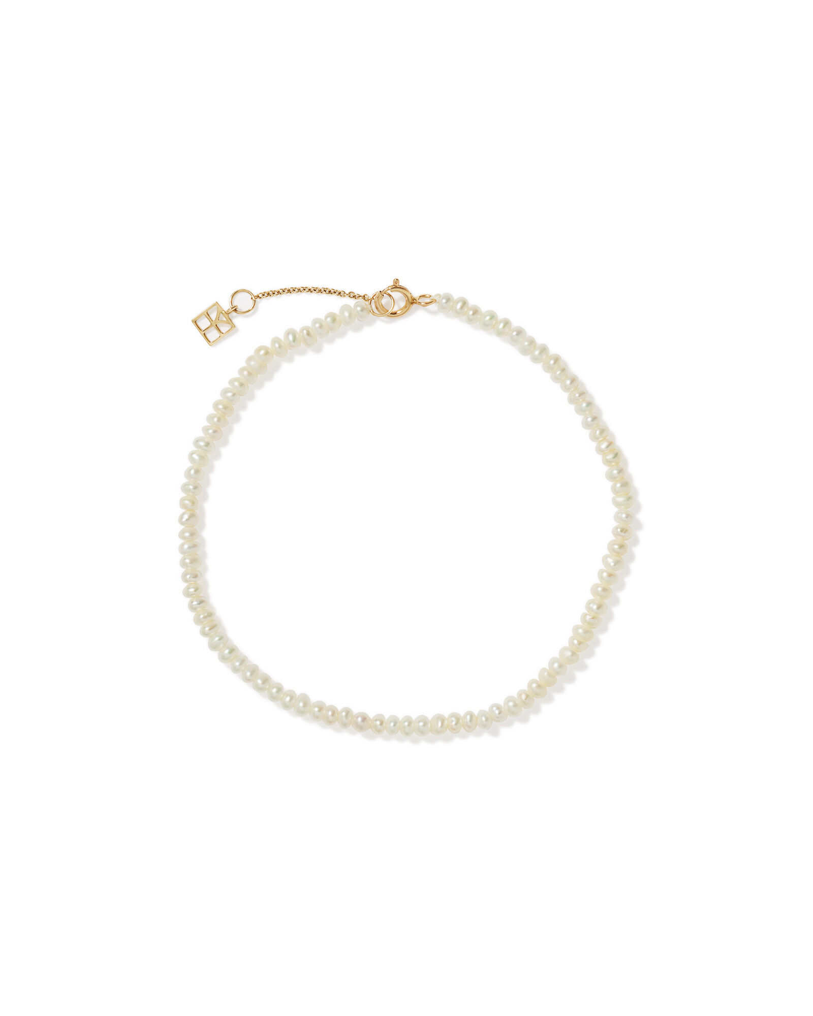 Bracelet en perles d&rsquo;eau douce micro-cultiv&eacute;es en or jaune 10 carats