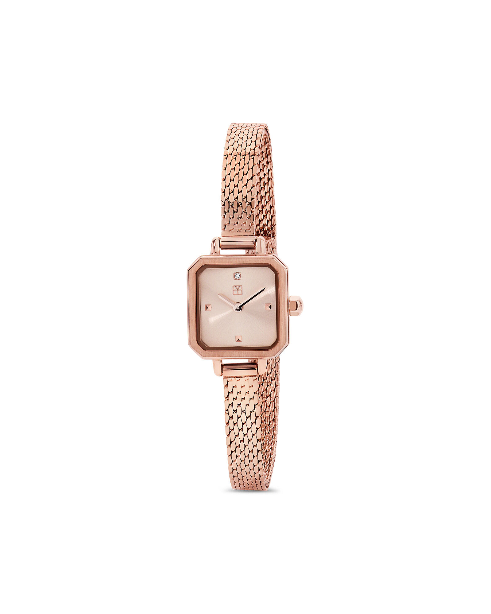 Women's 17mm Petite Watch in Rose-Toned Stainless Steel