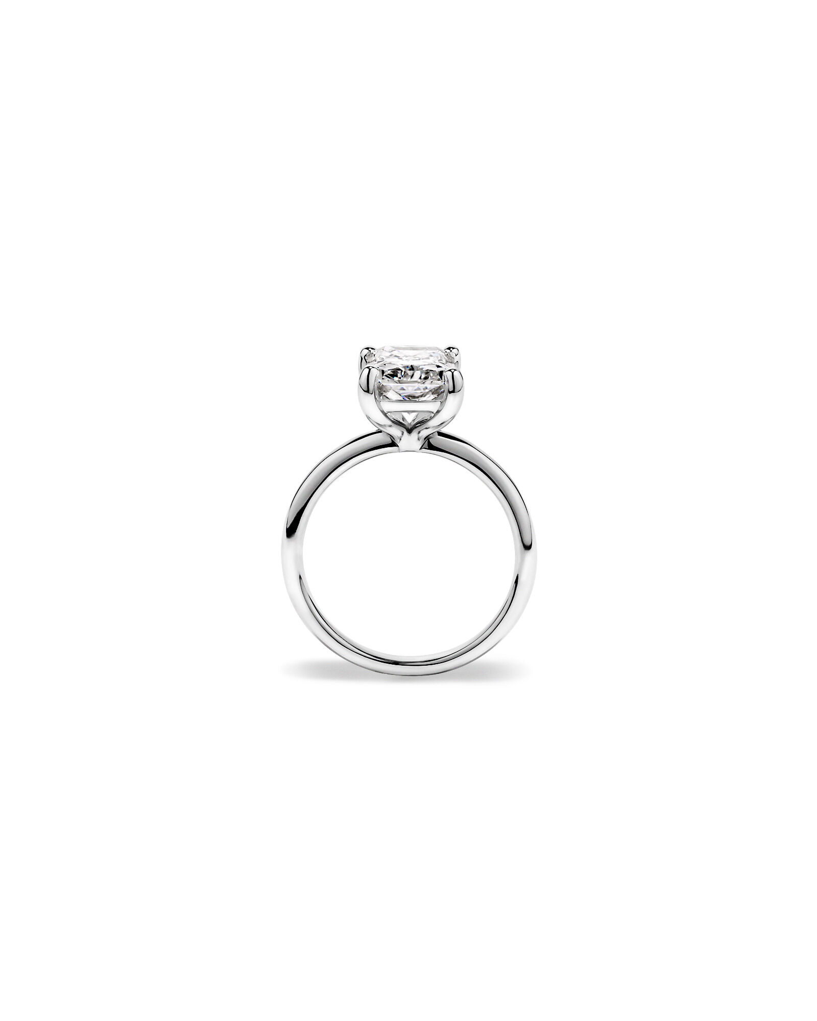 3.00 Carat TW Radiant Cut Laboratory-Grown Diamond Solitaire Engagement Ring in Platinum