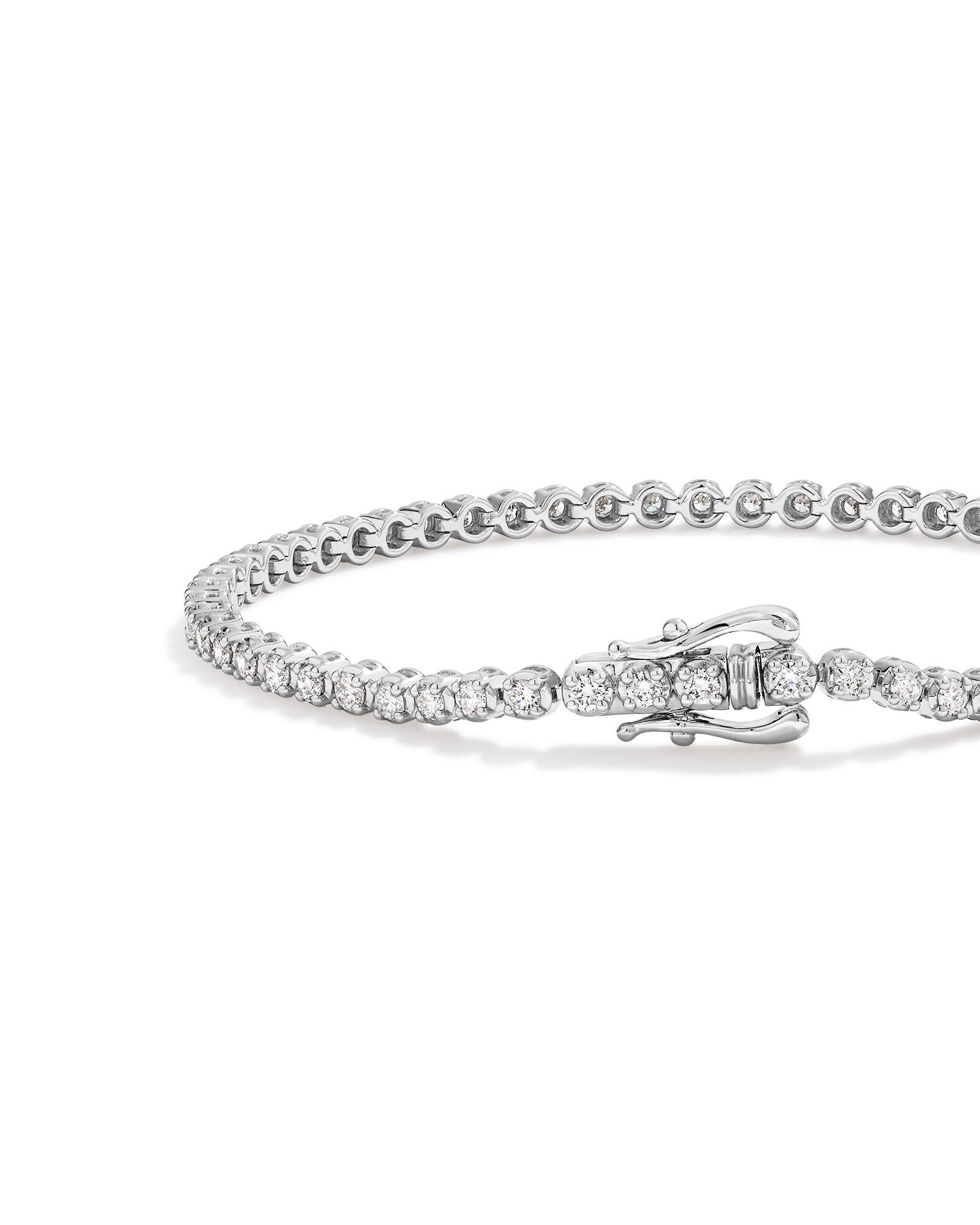 Bracelet de tennis en diamant cultiv&eacute; en laboratoire 2,00 carats TW en argent sterling