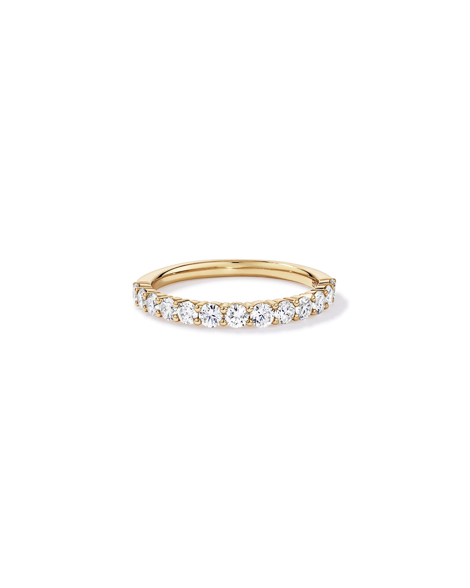0.75 Carat TW Laboratory-Grown Diamond Wedding Band in 10kt Yellow Gold