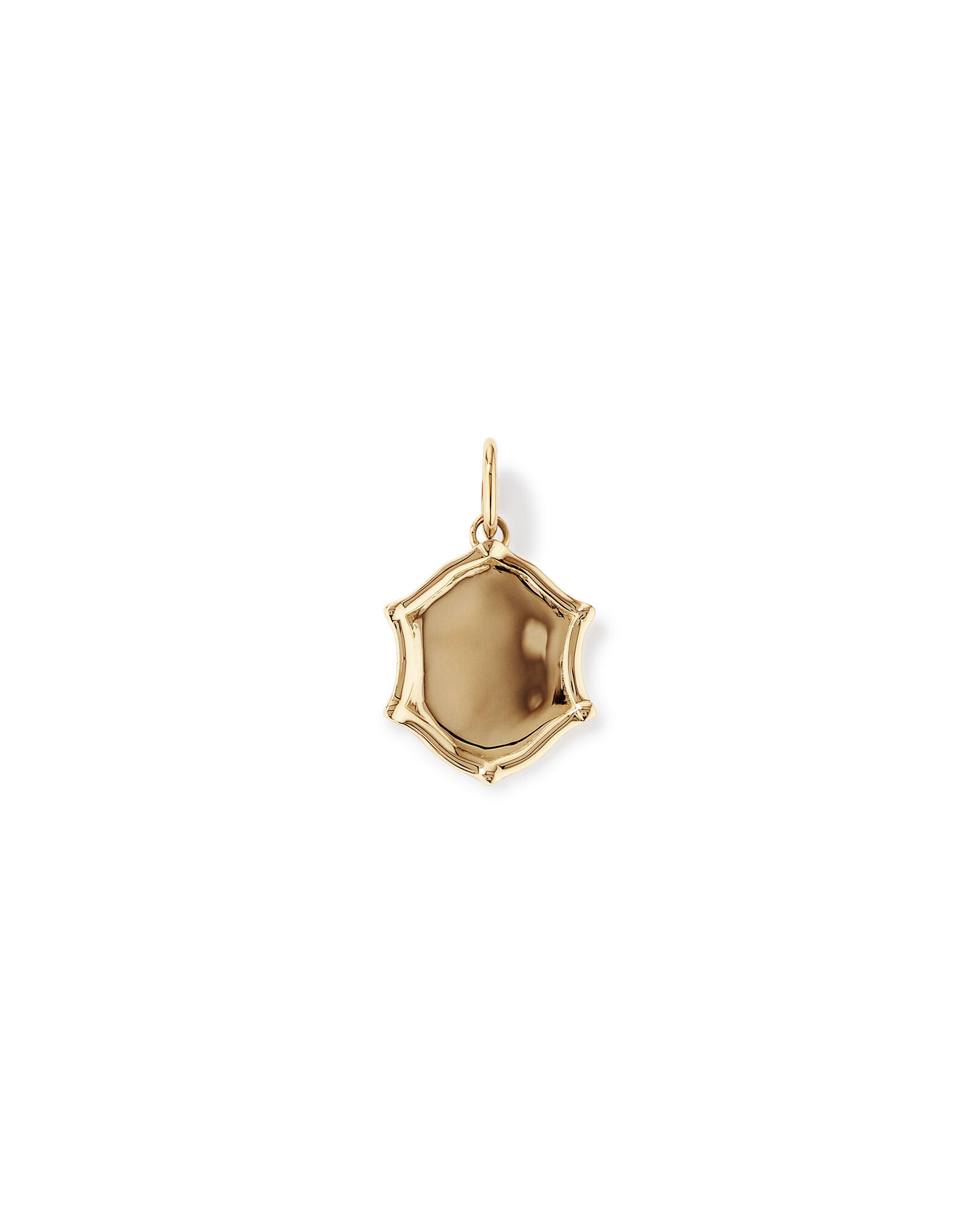 Shield Pendant in 10kt Yellow Gold
