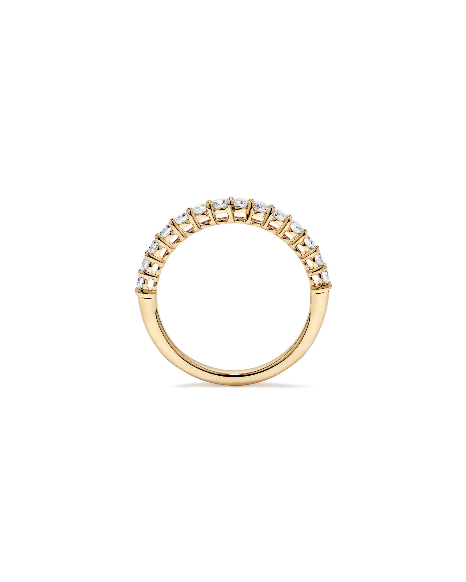 0.50 Carat TW Round Brilliant Lab-Grown Diamond Wedding Ring in 14kt Yellow Gold