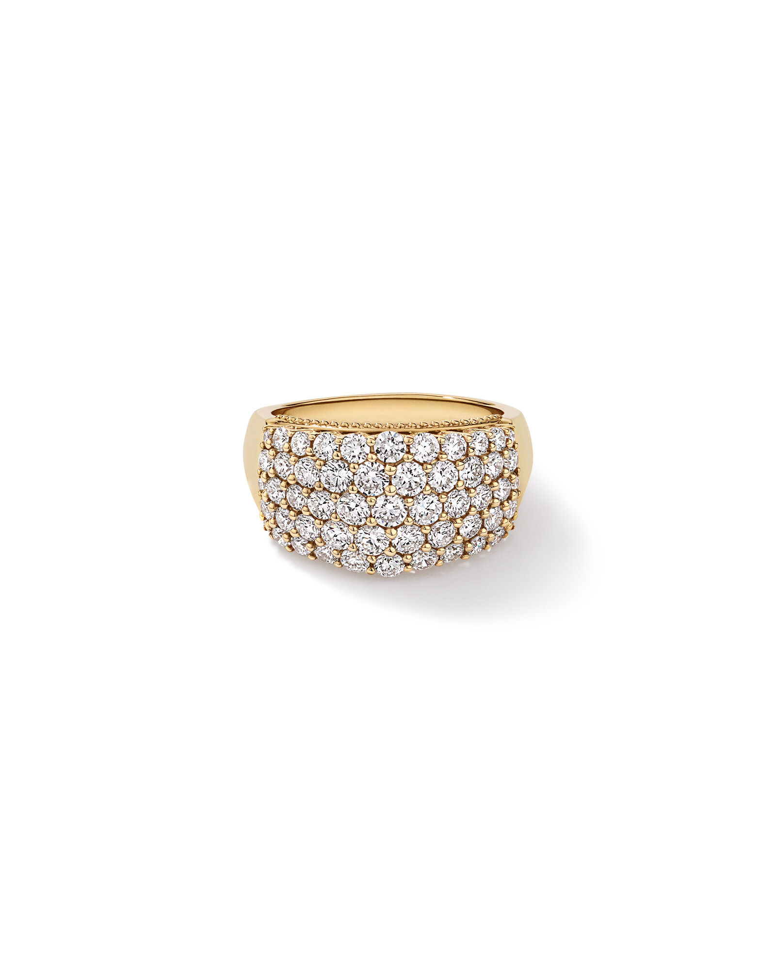2.00TW Lab Diamond Cluster Ring in 10kt Gold