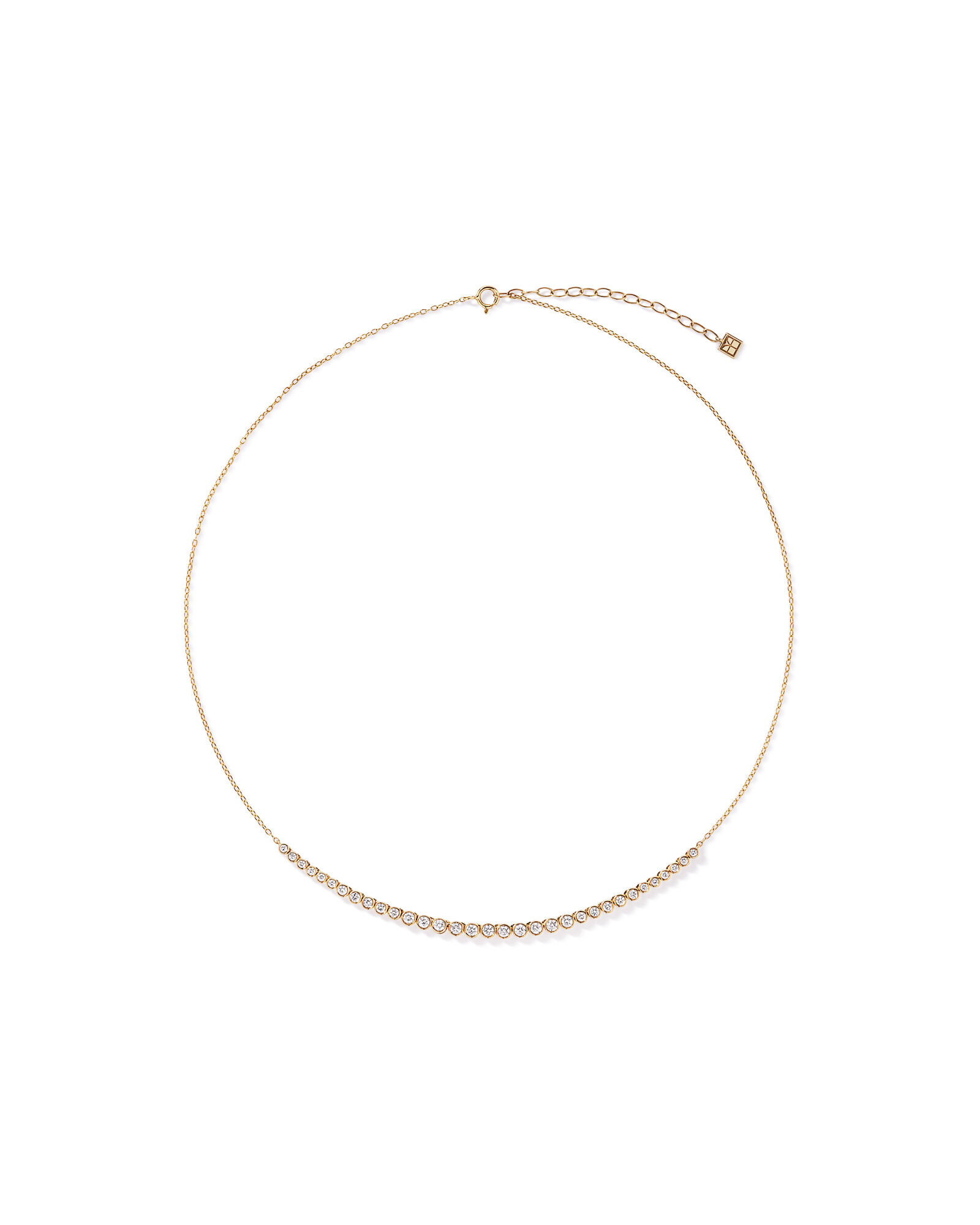 Collier de tennis en diamant 1,00 carat TW cultiv&eacute; en laboratoire en or jaune 10 carats
