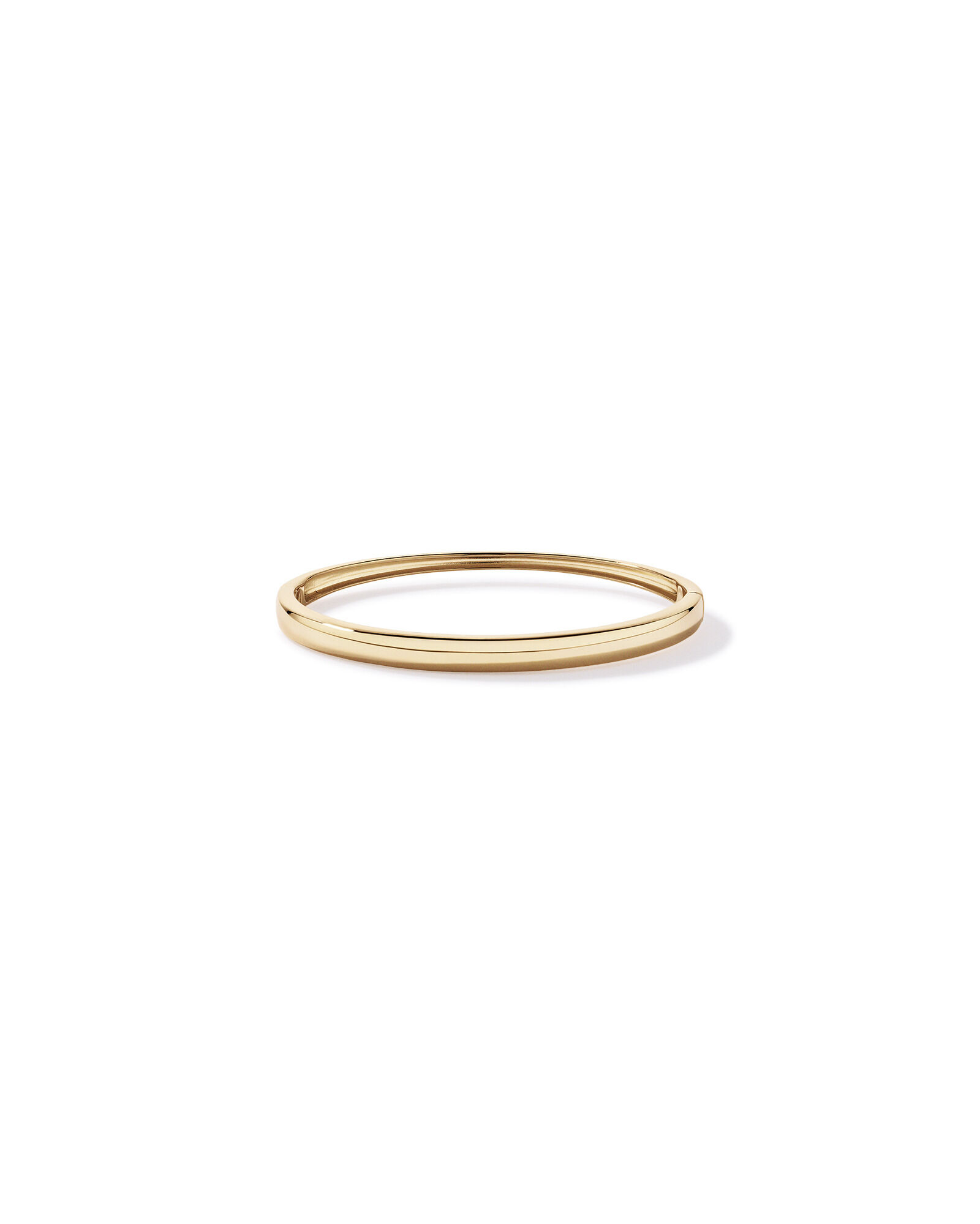 62mm Classic Polished Hinged Bangle in 18kt Vermeil