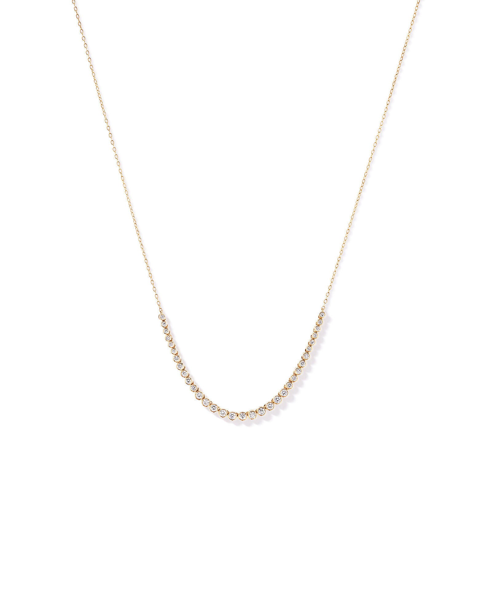 Collier de tennis en diamant 1,00 carat TW cultiv&eacute; en laboratoire en or jaune 10 carats