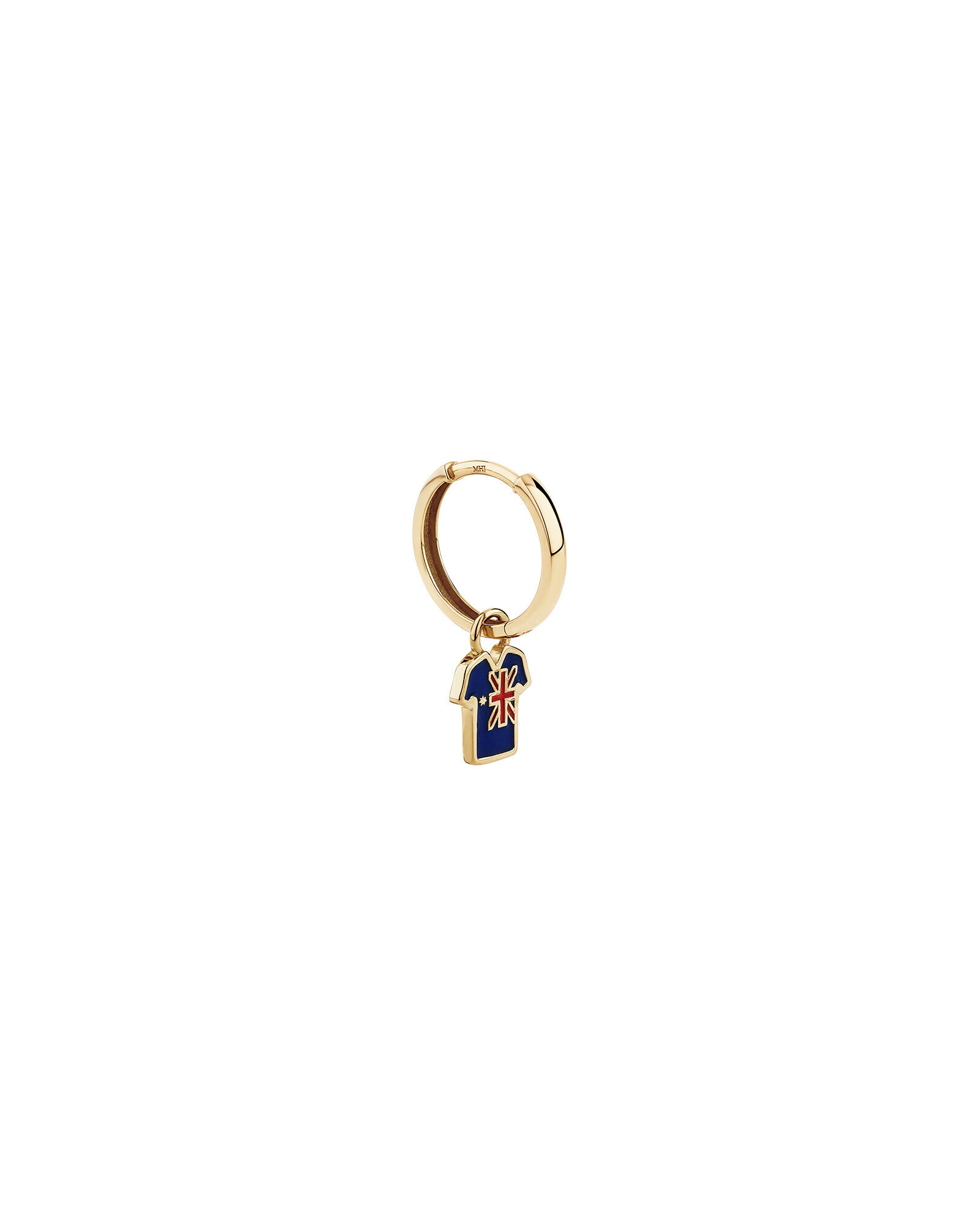 Australia Jersey Earring Charm in 18Kt Vermeil