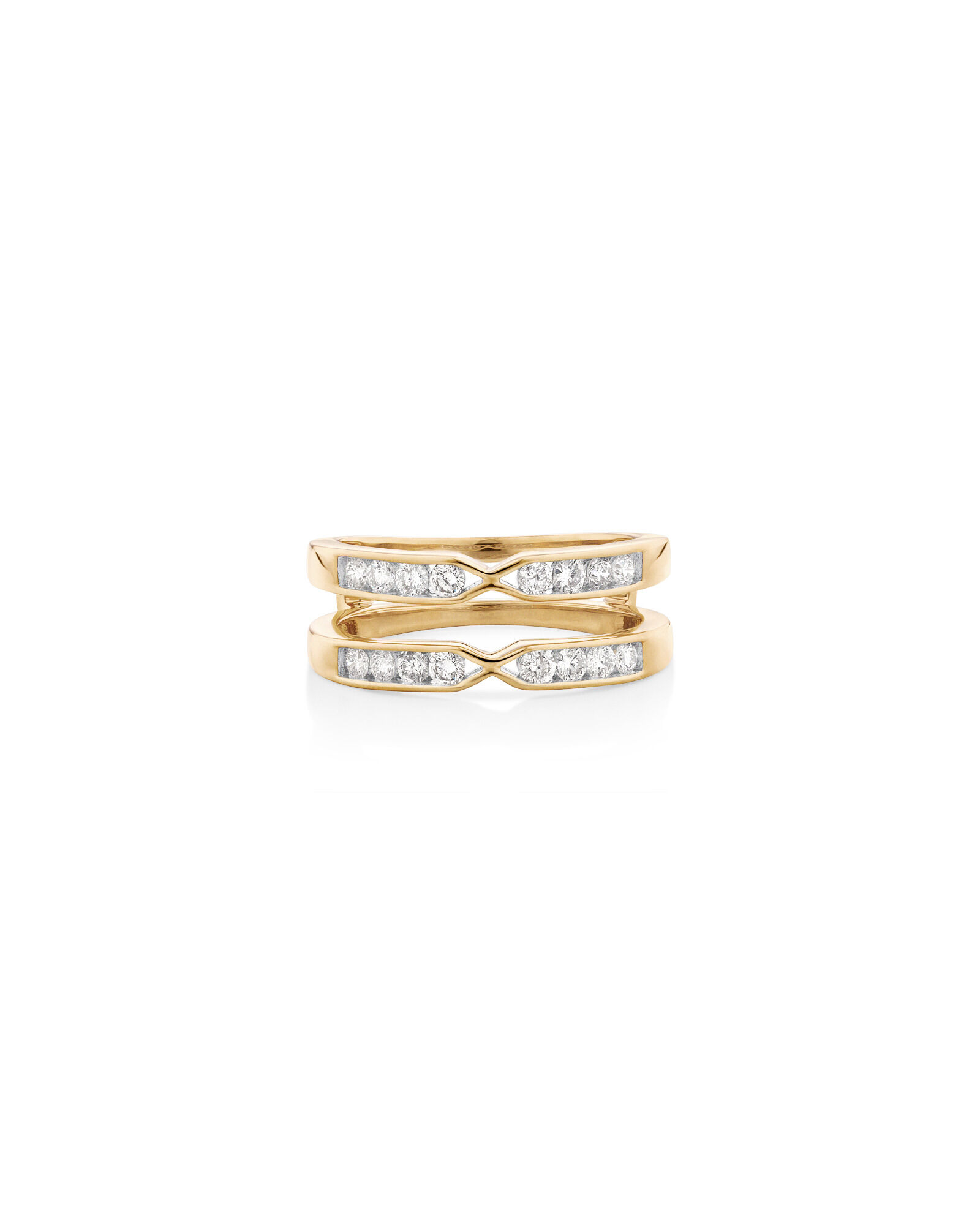 Enhancer Ring with 1/2 Carat TW of Diamonds in 14kt Yellow Gold