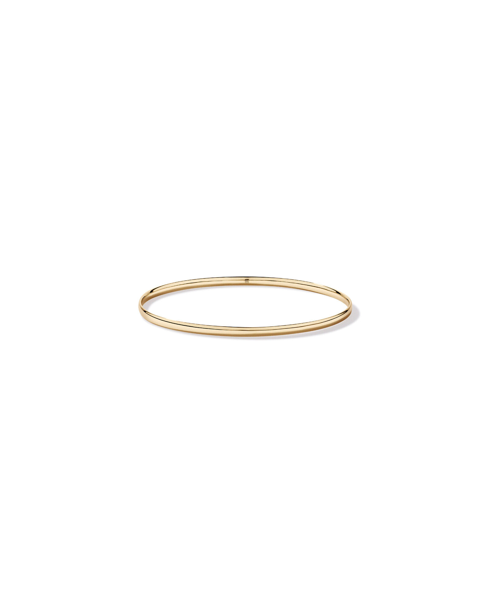 Classic Round Bangle in 10kt Yellow Gold