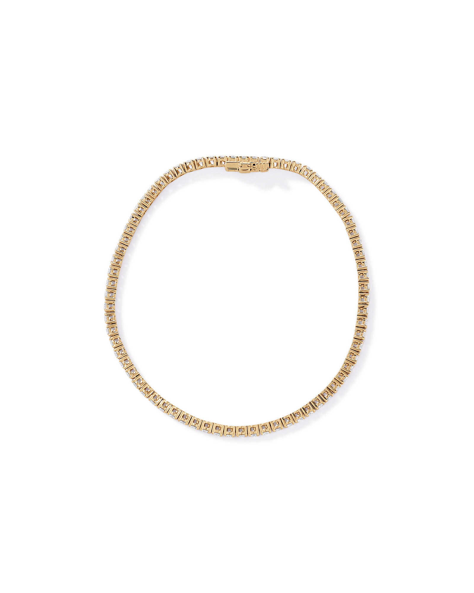 3.00TW Lab Diamond Tennis Bracelet in 10kt Yellow Gold