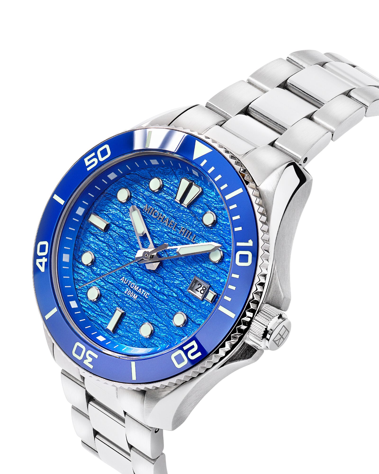 Men&rsquo;s Diver's Watch in Stainless Steel