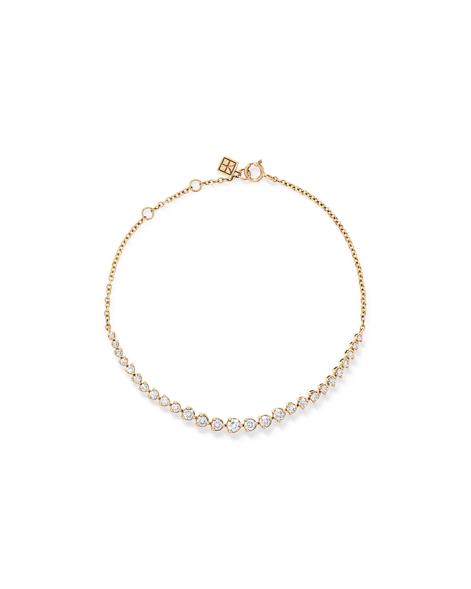 Bracelet de tennis en diamant 1,00 carat TW cultiv&eacute; en laboratoire en or jaune 10 carats