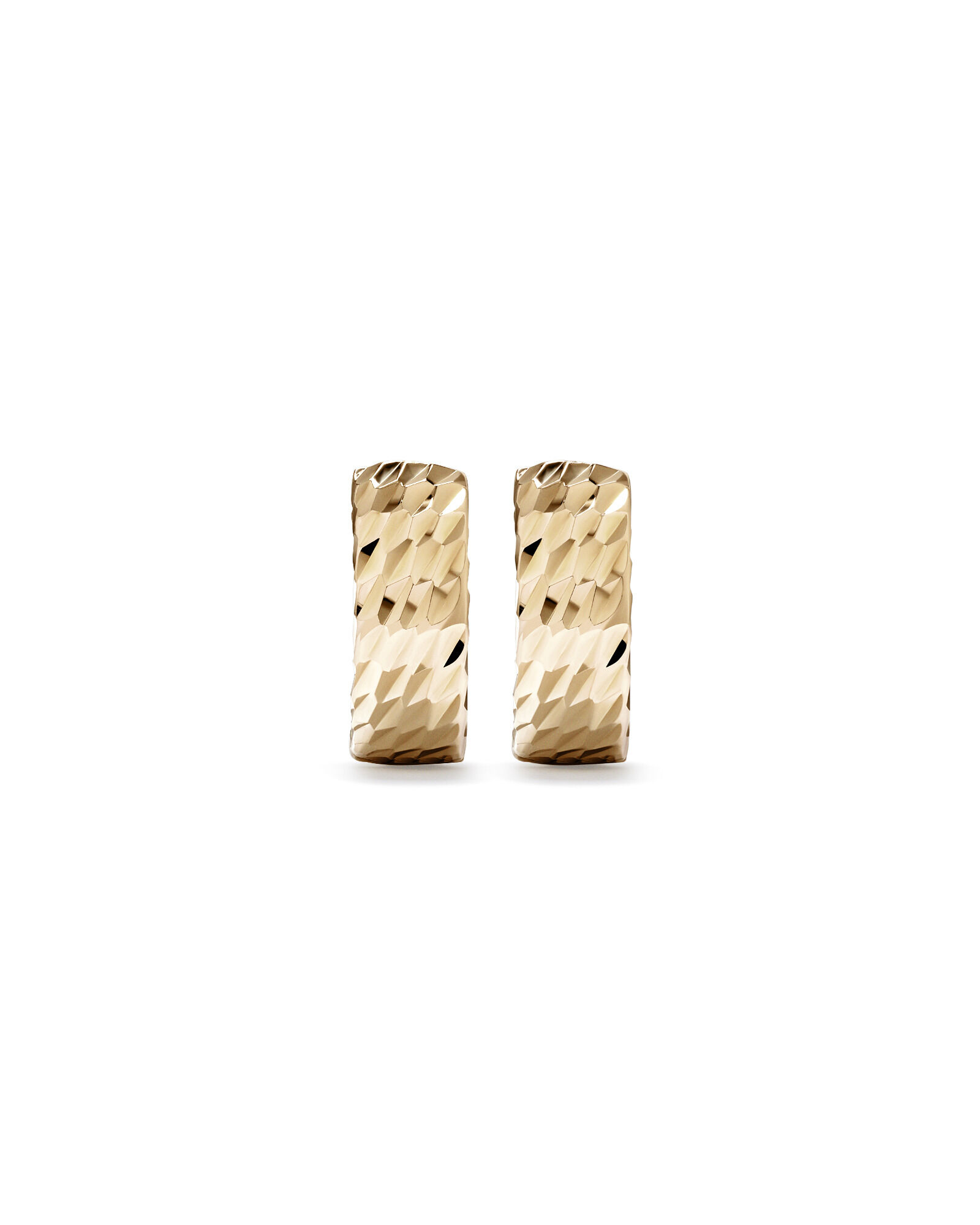 11mm Huggie Earrings in 10kt Yellow Gold