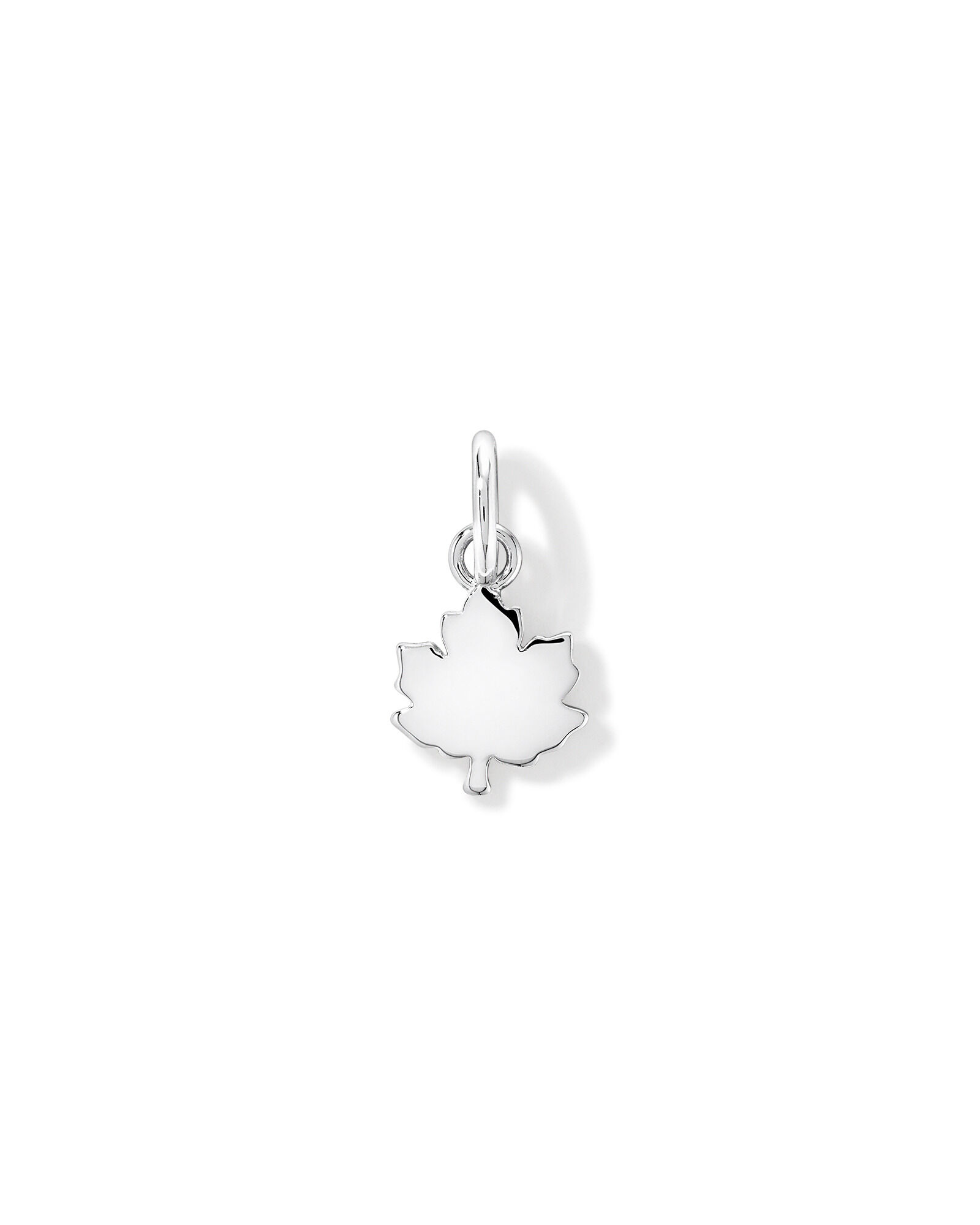 Canadian Red Maple Leaf Pendant in Sterling Silver