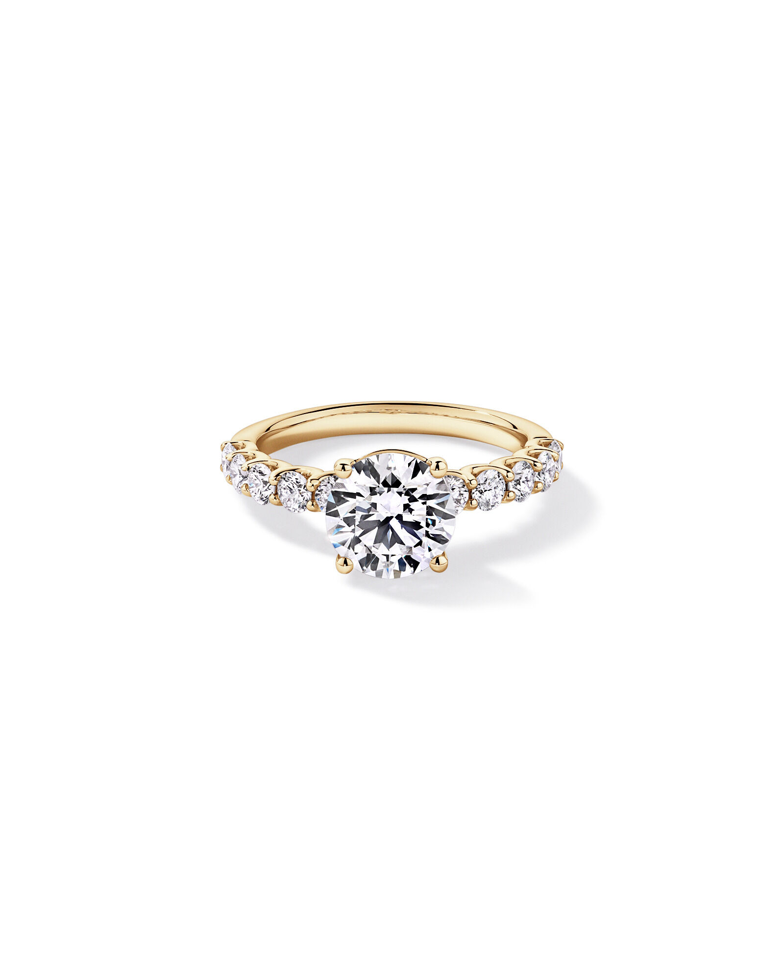 2.75TW Round Brilliant Laboratory-Grown Diamond Engagement Ring in 14kt Rose Gold