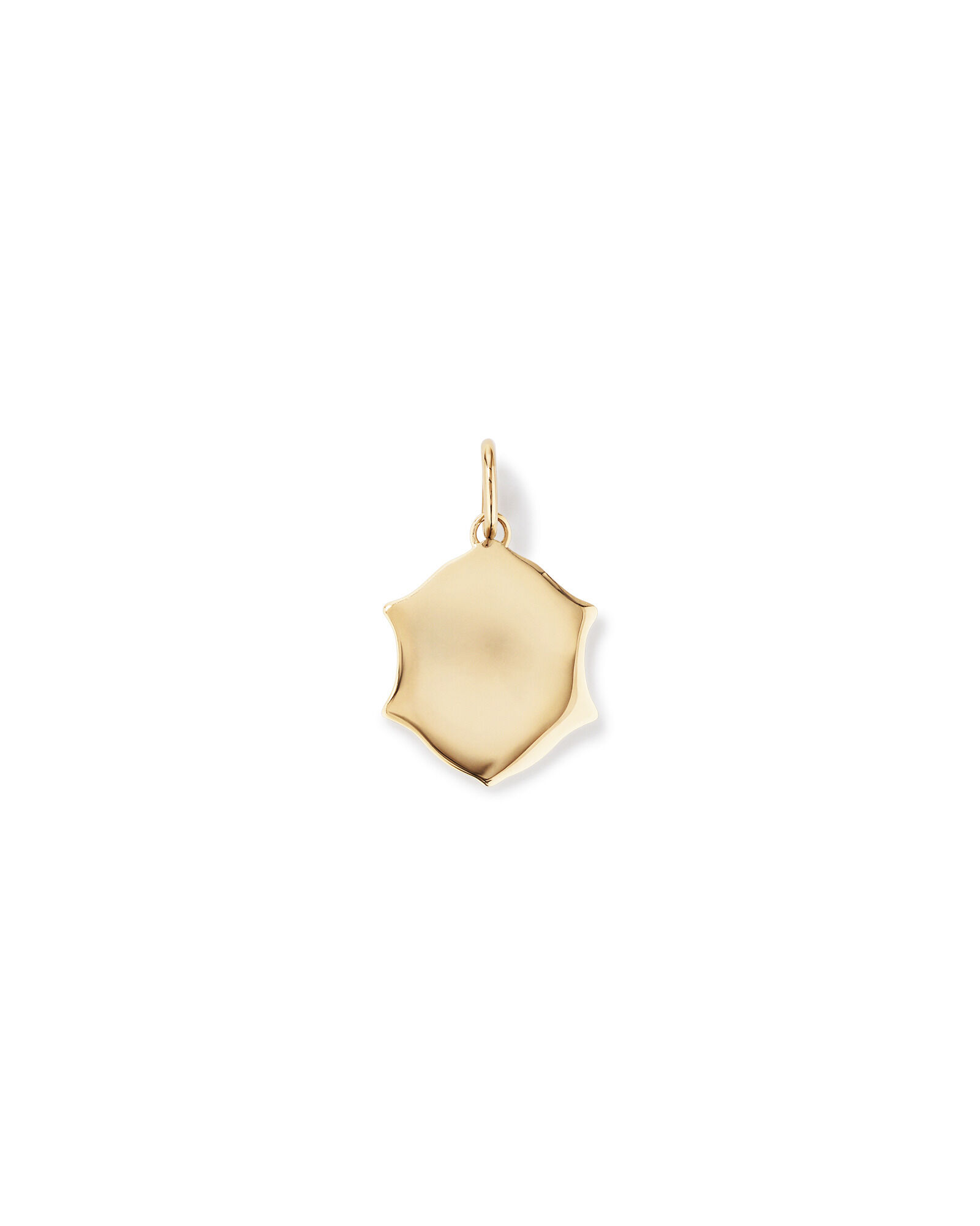 Shield Pendant in 10kt Yellow Gold