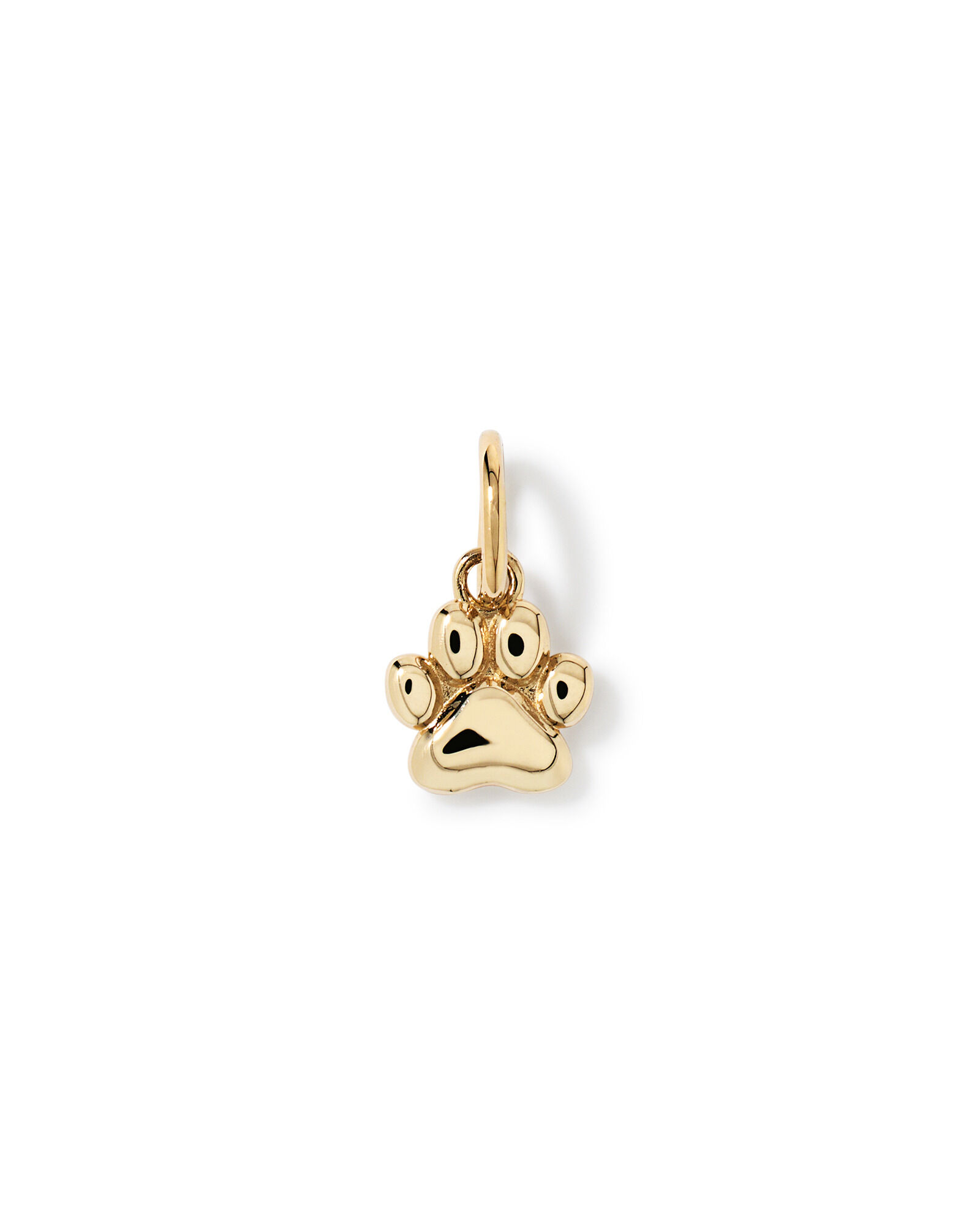 Paw Print Pendant in 10kt Yellow Gold