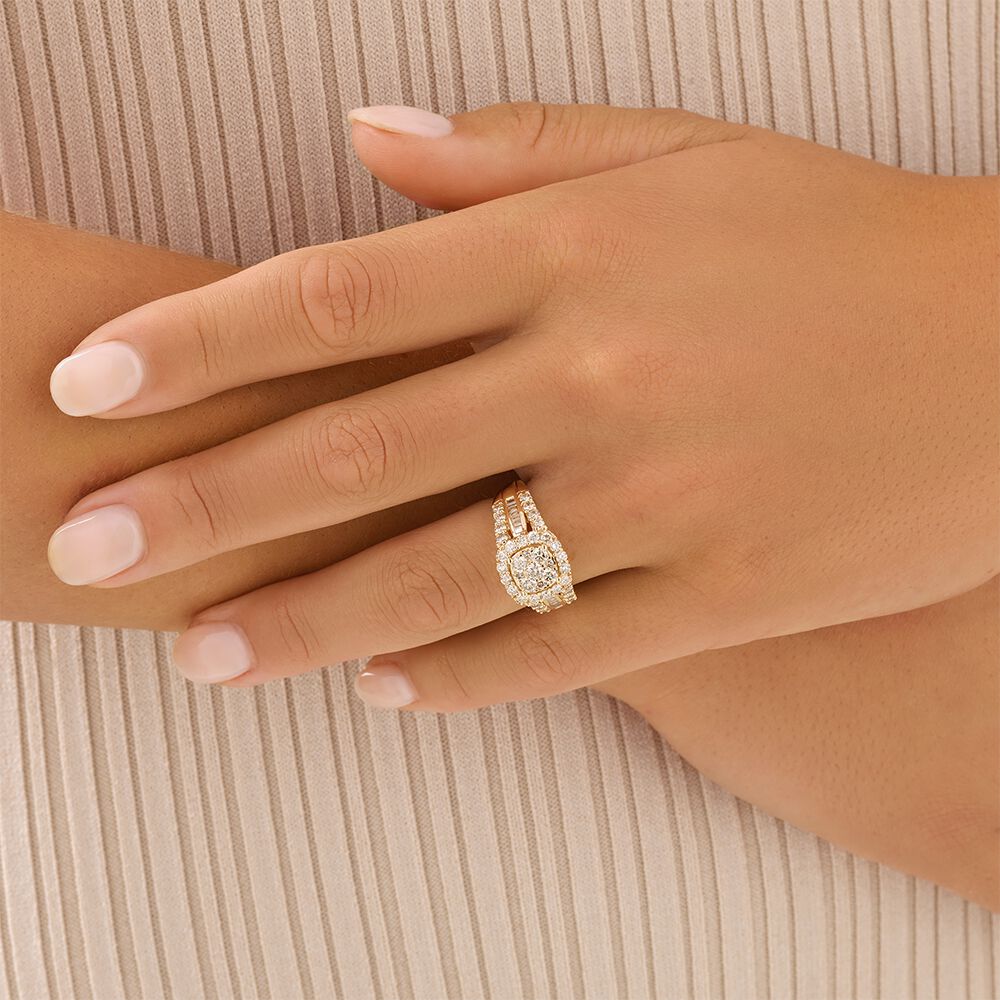 Engagement Ring with 1.50 Carat TW of Diamonds in 14kt Yellow Gold