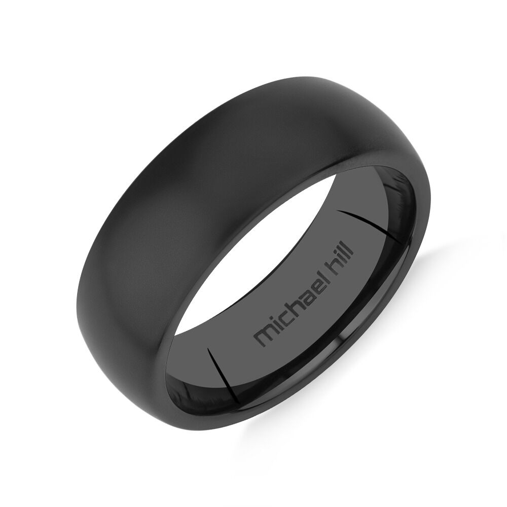 Ring in Black Titanium