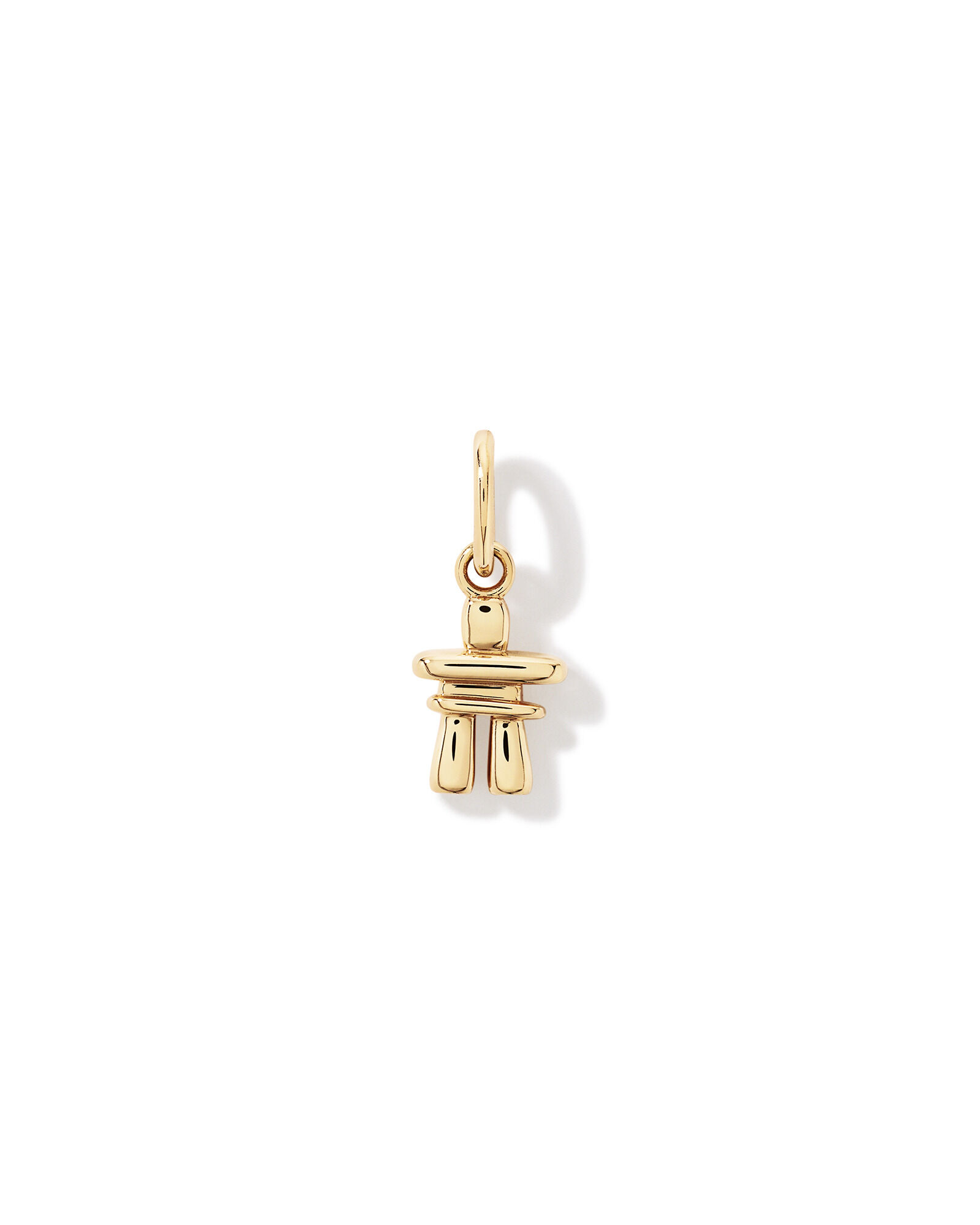 Canadian Inukshuk Pendant in 10kt Yellow Gold