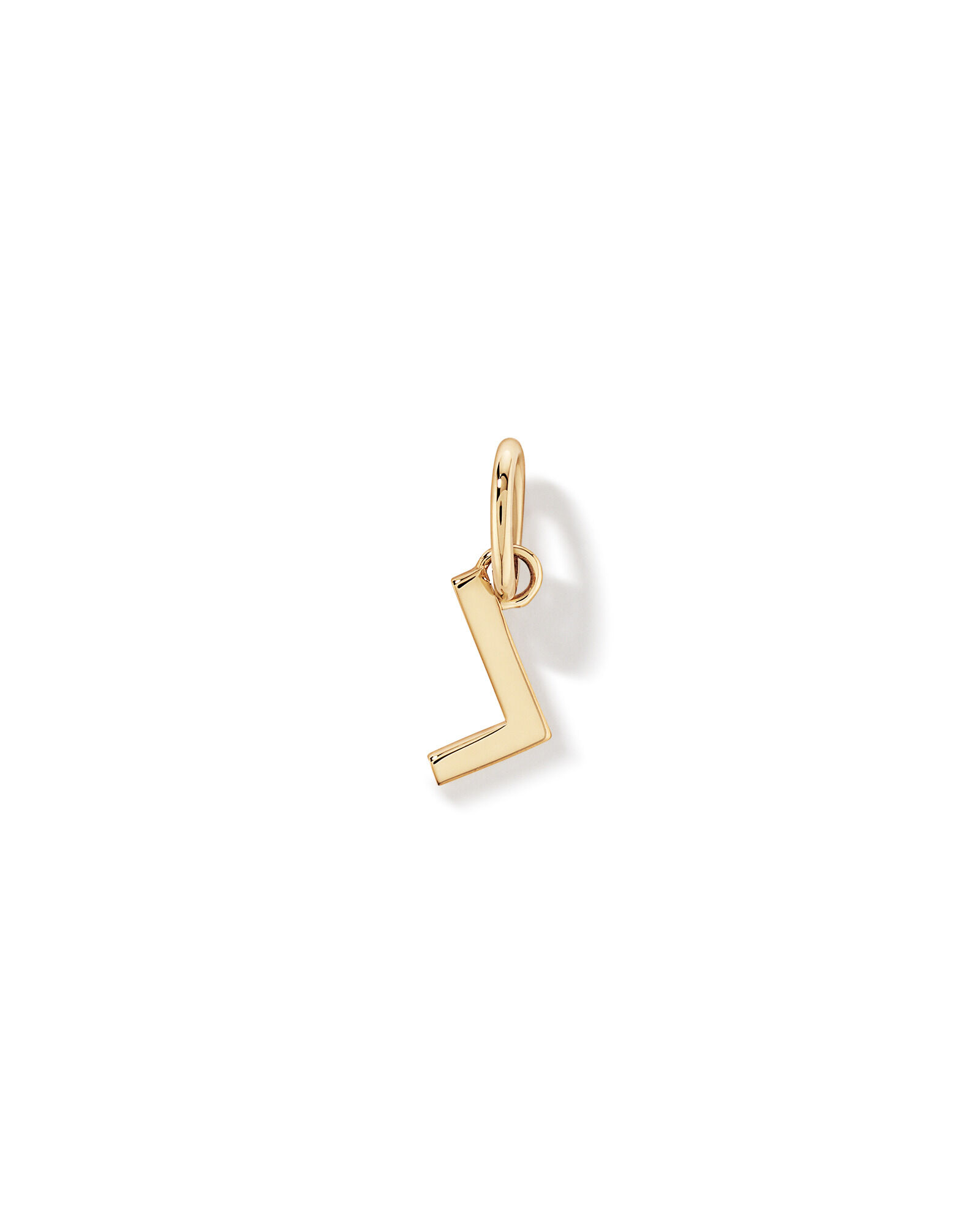Letter L Initial Pendant in 10kt Yellow Gold