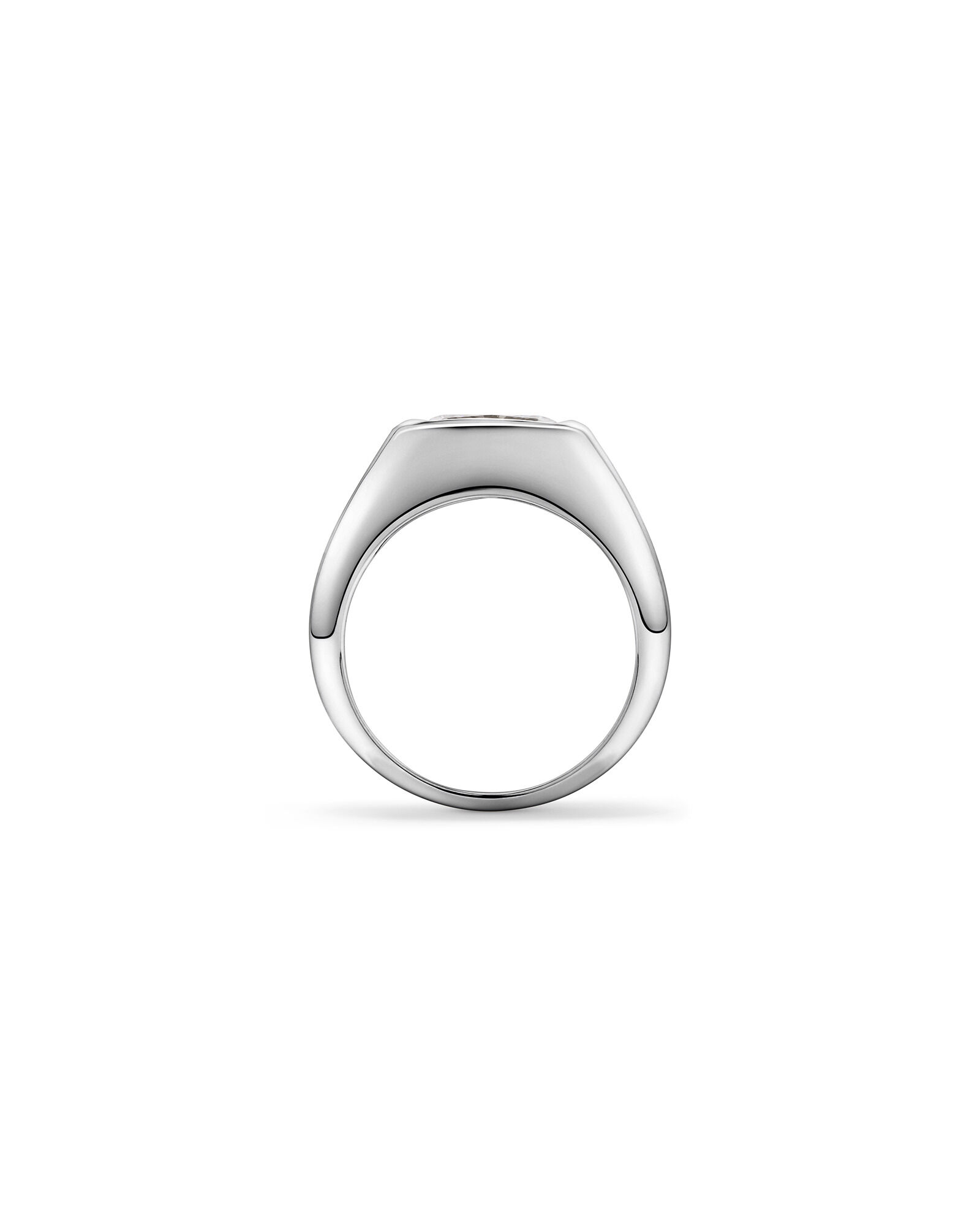 2.00TW Elongated Cushion Laboratory-Grown Diamond Ring in 14kt White Gold