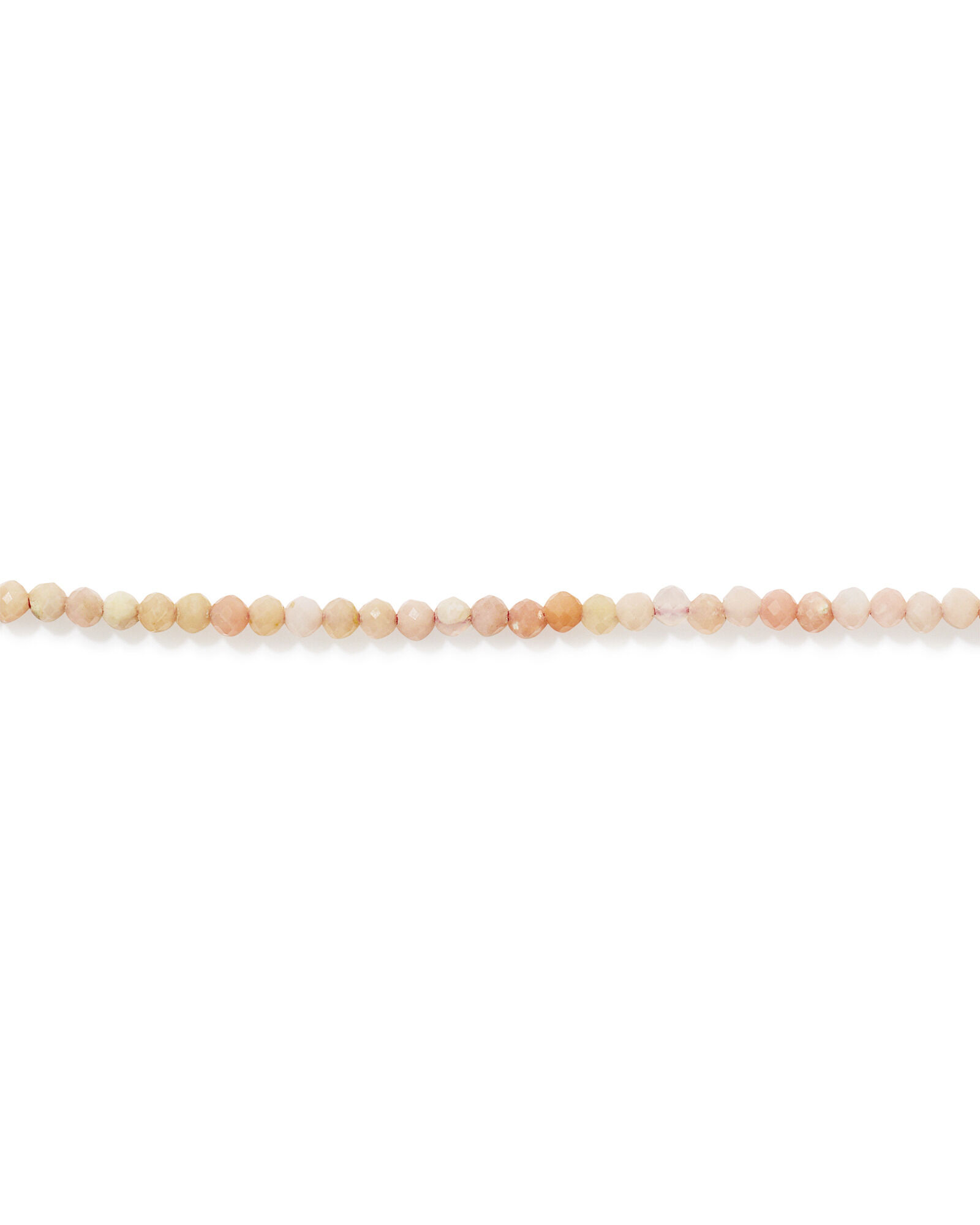 Bracelet en perles d&rsquo;opale rose en or jaune 10 kt
