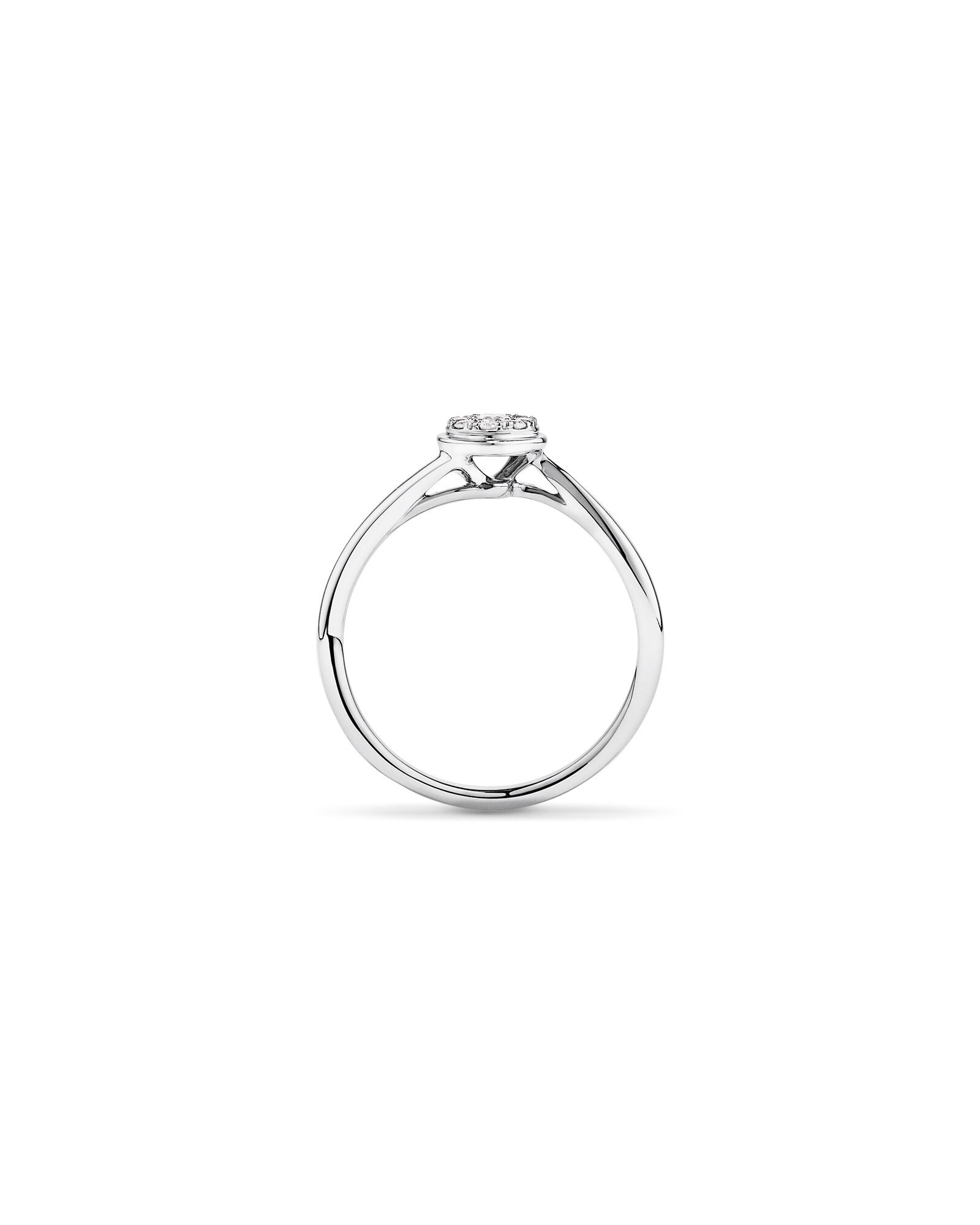 0.12 TW Diamond Promise Ring in Sterling Silver