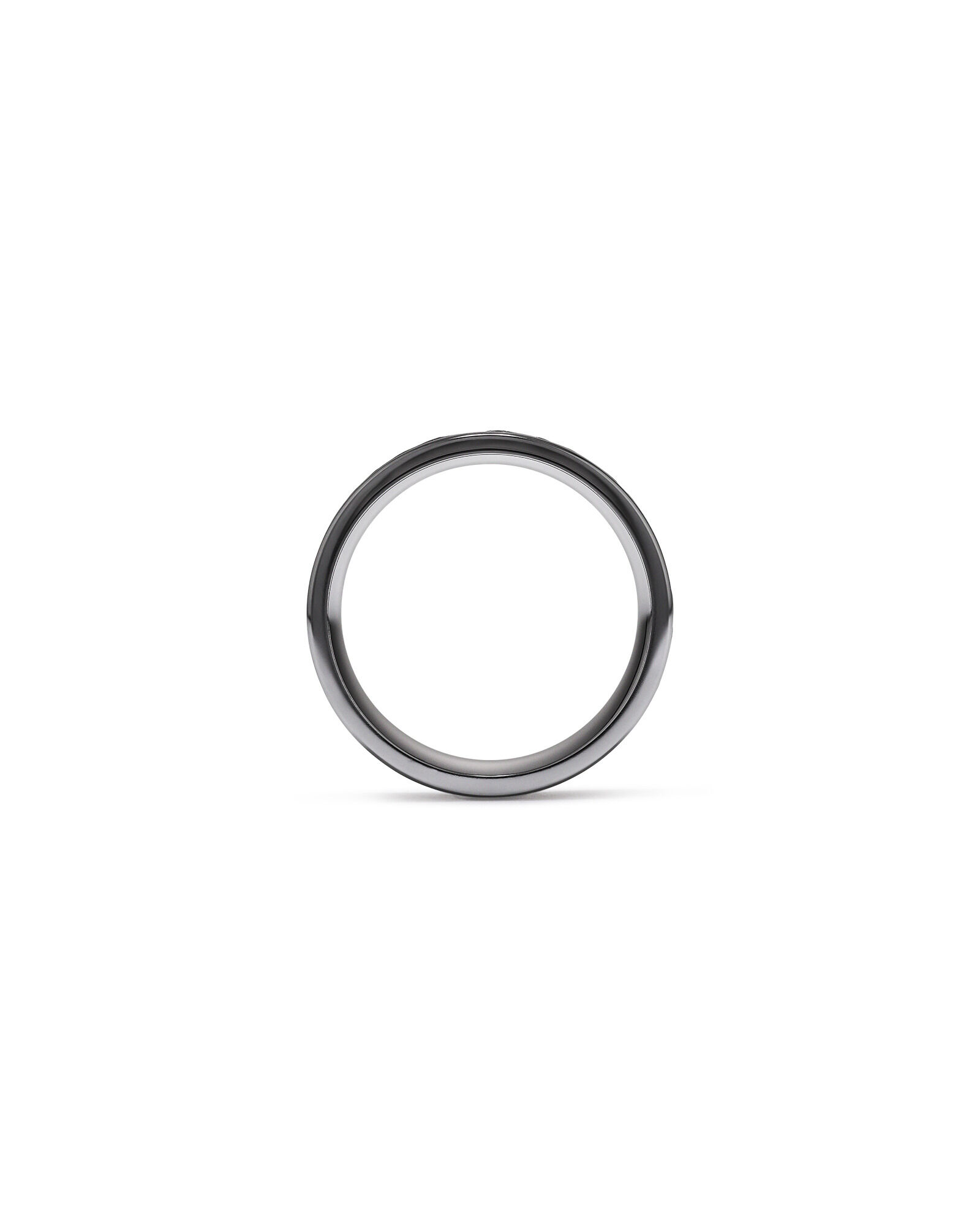 8mm Hammered Wedding Band In Tantalum