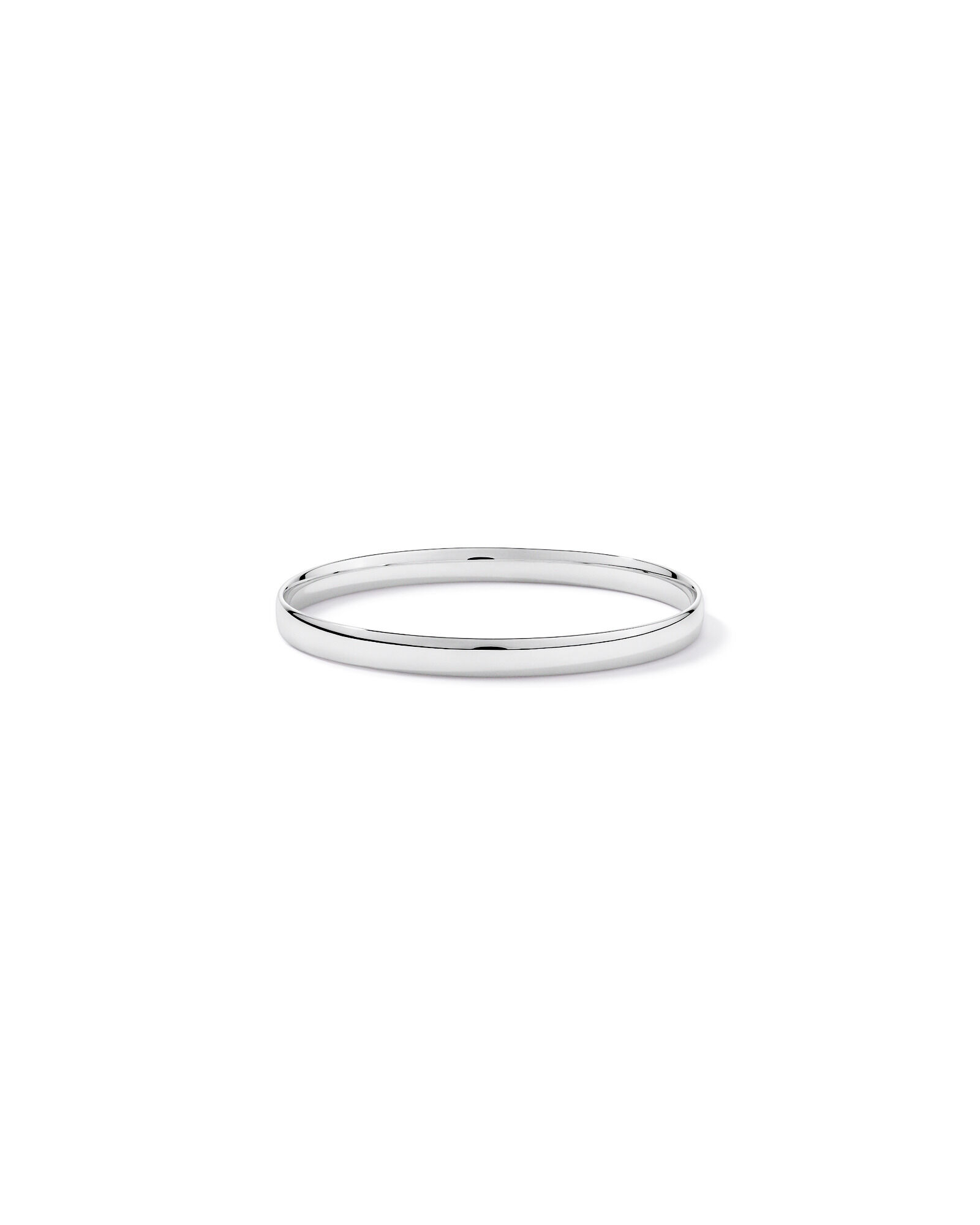 Jonc ovale audacieux plein 65 mm en argent sterling
