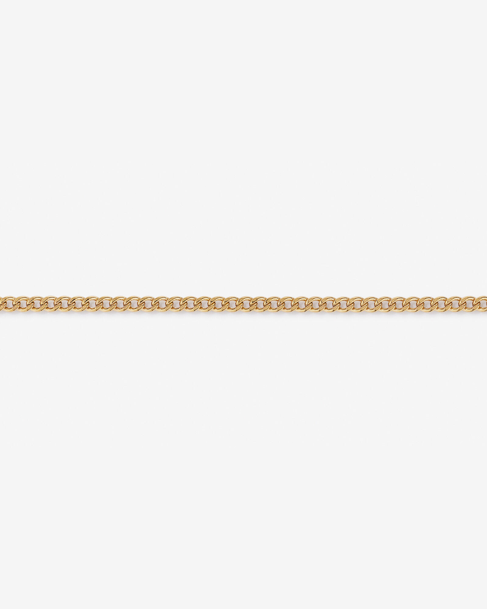 23cm (22") 4.2mm Width Semi Solid Diamond Cut Curb Bracelet in 10kt Yellow Gold
