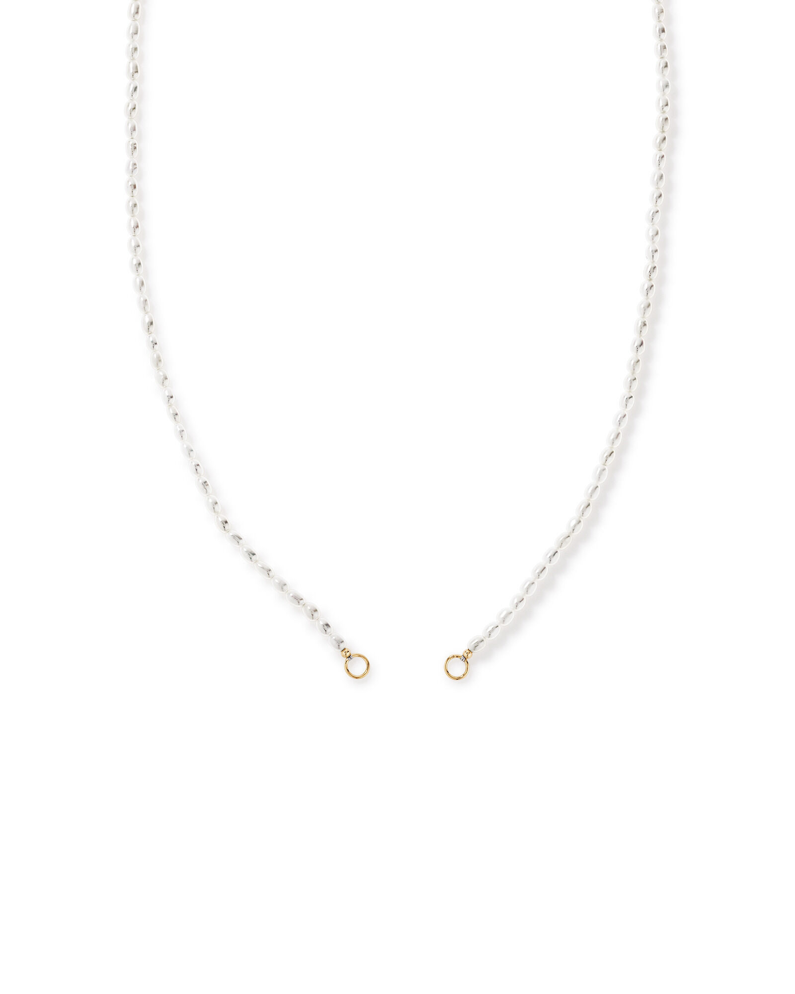 55cm (22") Cultured Freshwater Pearl Open Chain Necklace in 10kt Yellow Gold