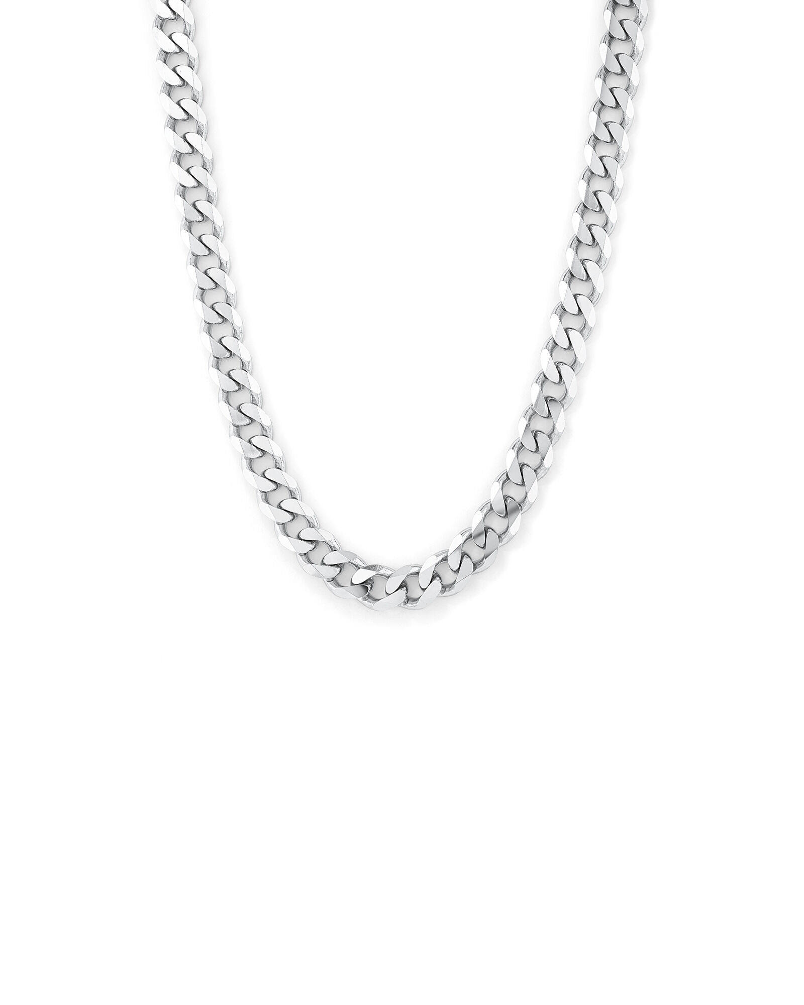 13mm Curb Chain in Sterling Silver