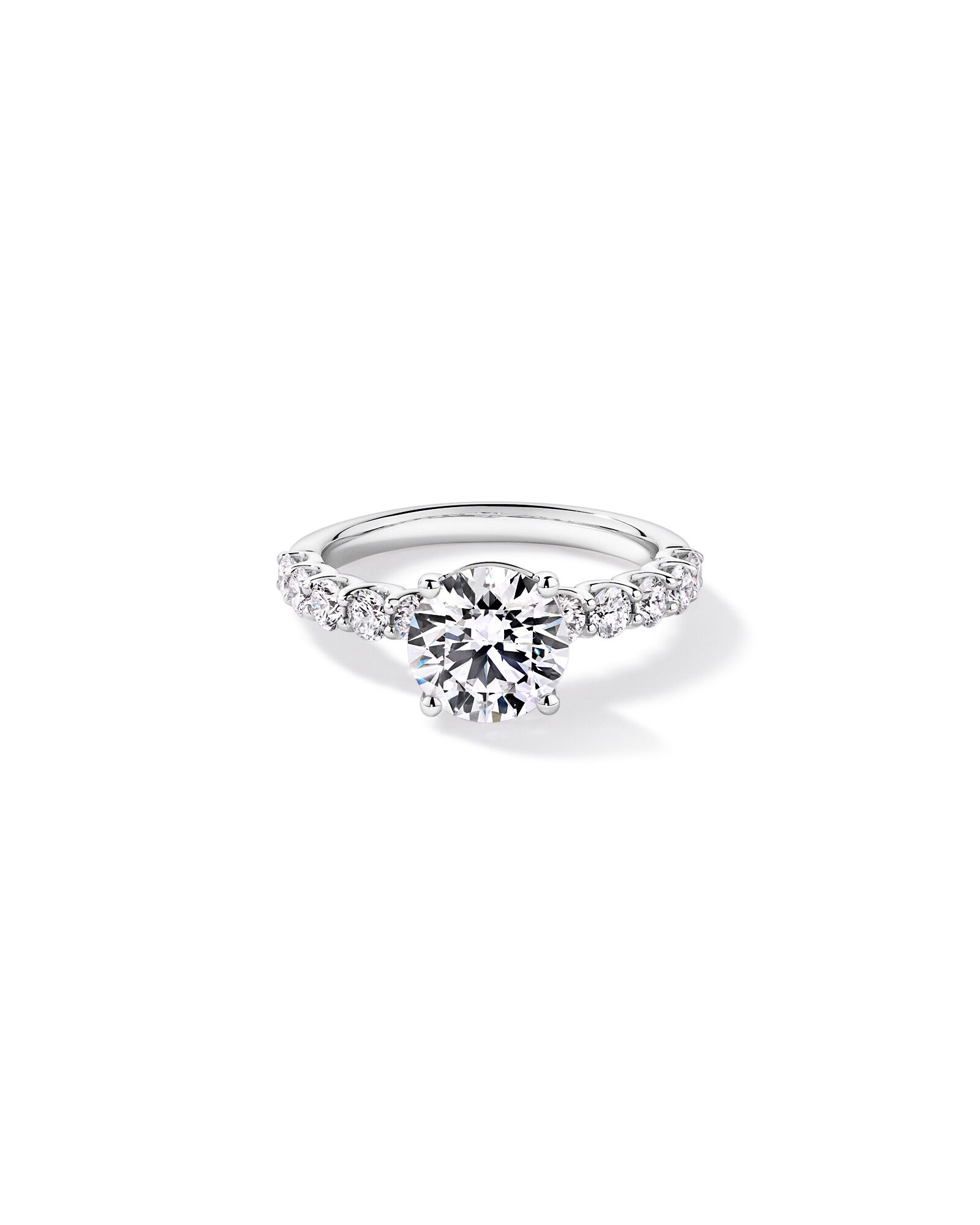 2.75TW Round Brilliant Laboratory-Grown Diamond Engagement Ring in 14kt Rose Gold