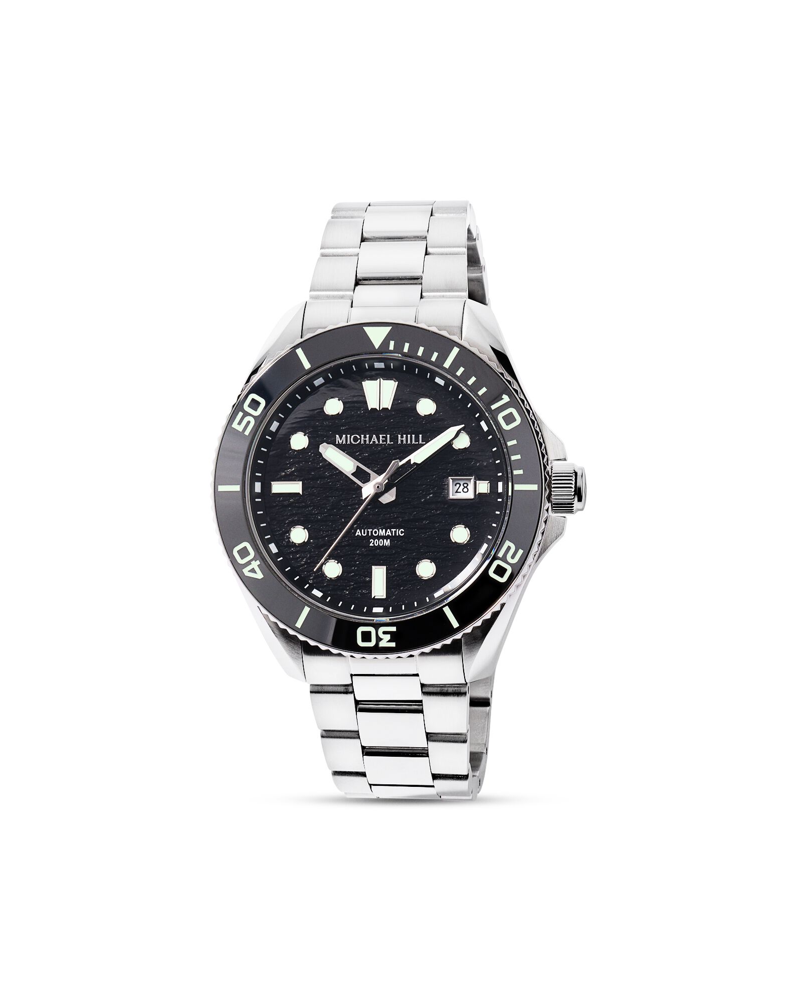 Men&rsquo;s Diver's Watch in Stainless Steel